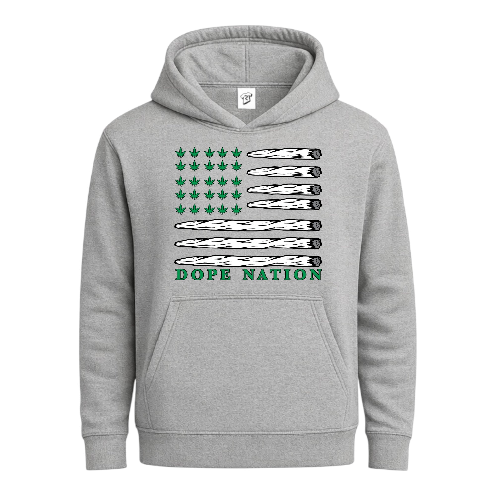 Tees Club streetwear hoodie Dope Nation - Hoodie Navy Size S back view