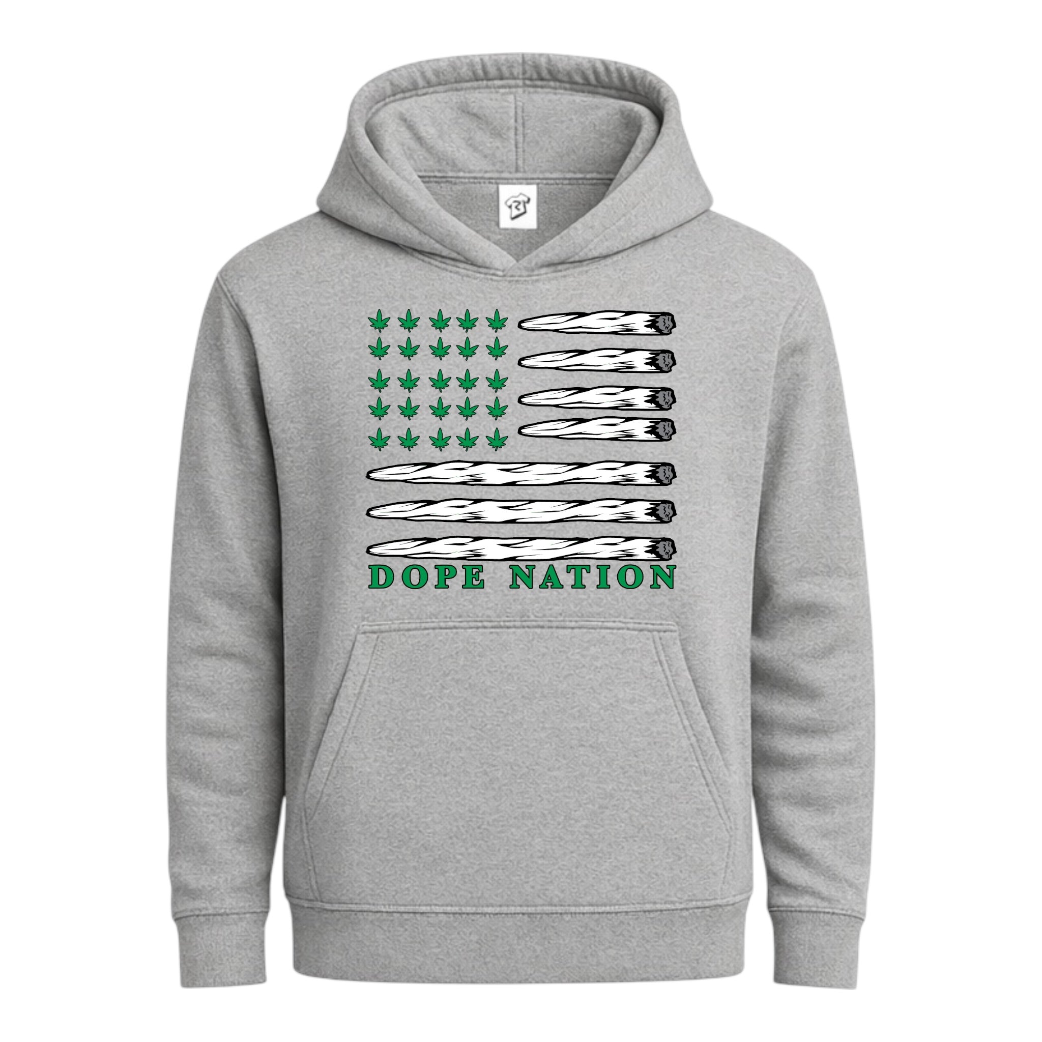 Tees Club streetwear hoodie Dope Nation - Hoodie Navy Size S back view