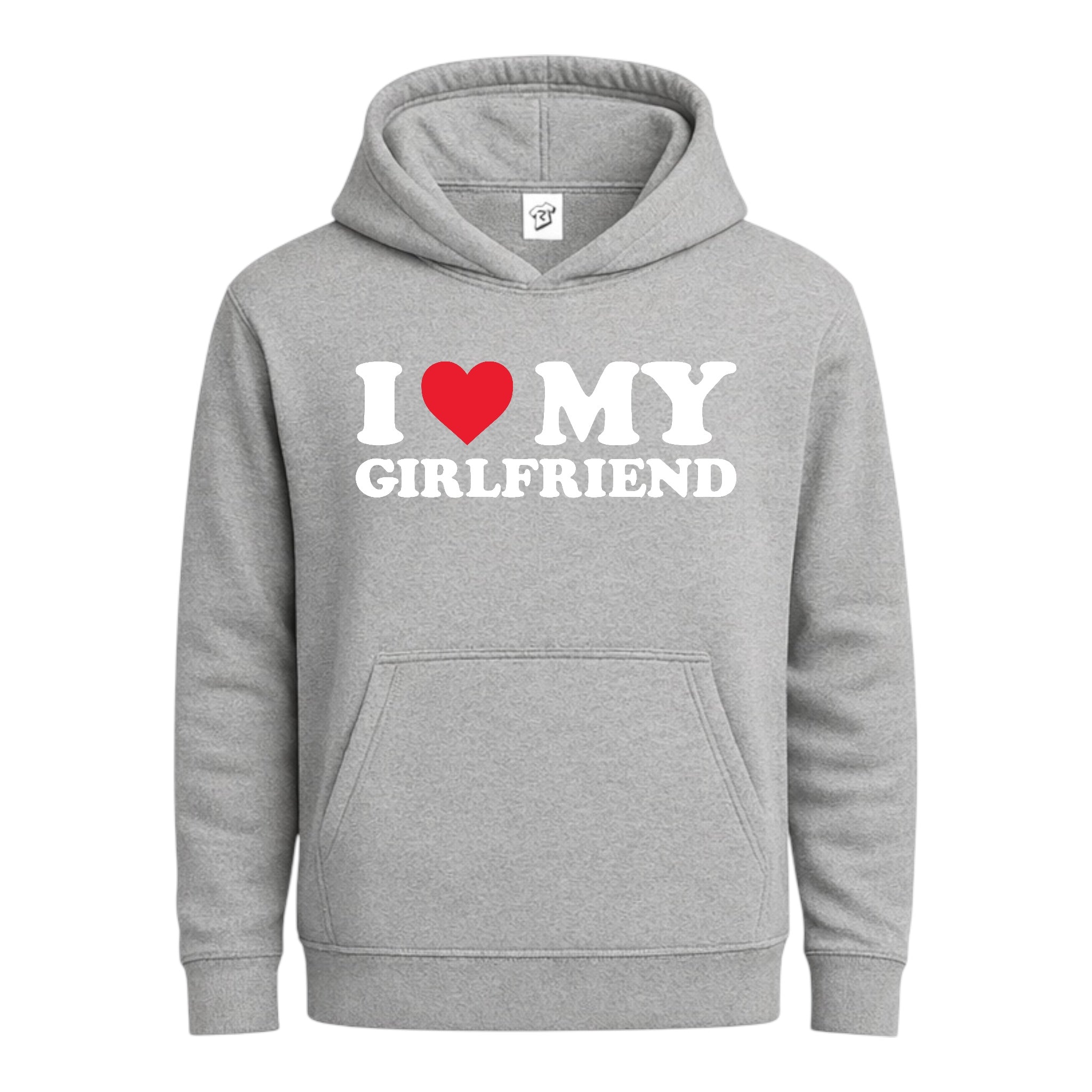 Tees Club streetwear hoodie I Love My Girlfriend - Hoodie Navy Size M detail