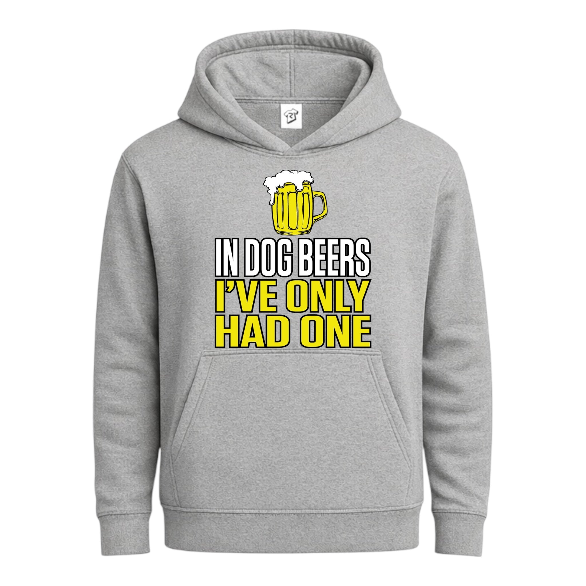 Tees Club streetwear hoodie In Dog Beers I've Only Had One - Hoodie Navy Size M detail