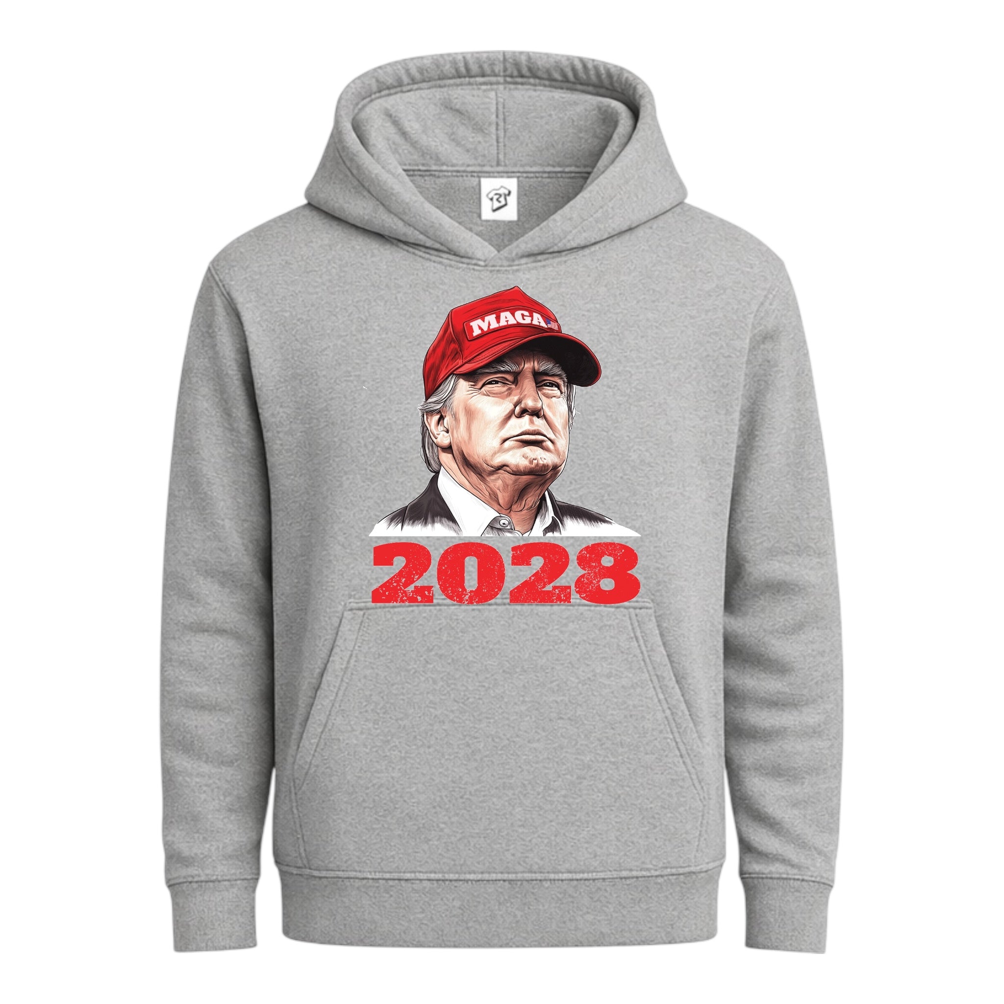 Tees Club streetwear hoodie Trump 2028 - Hoodie Navy Size M detail