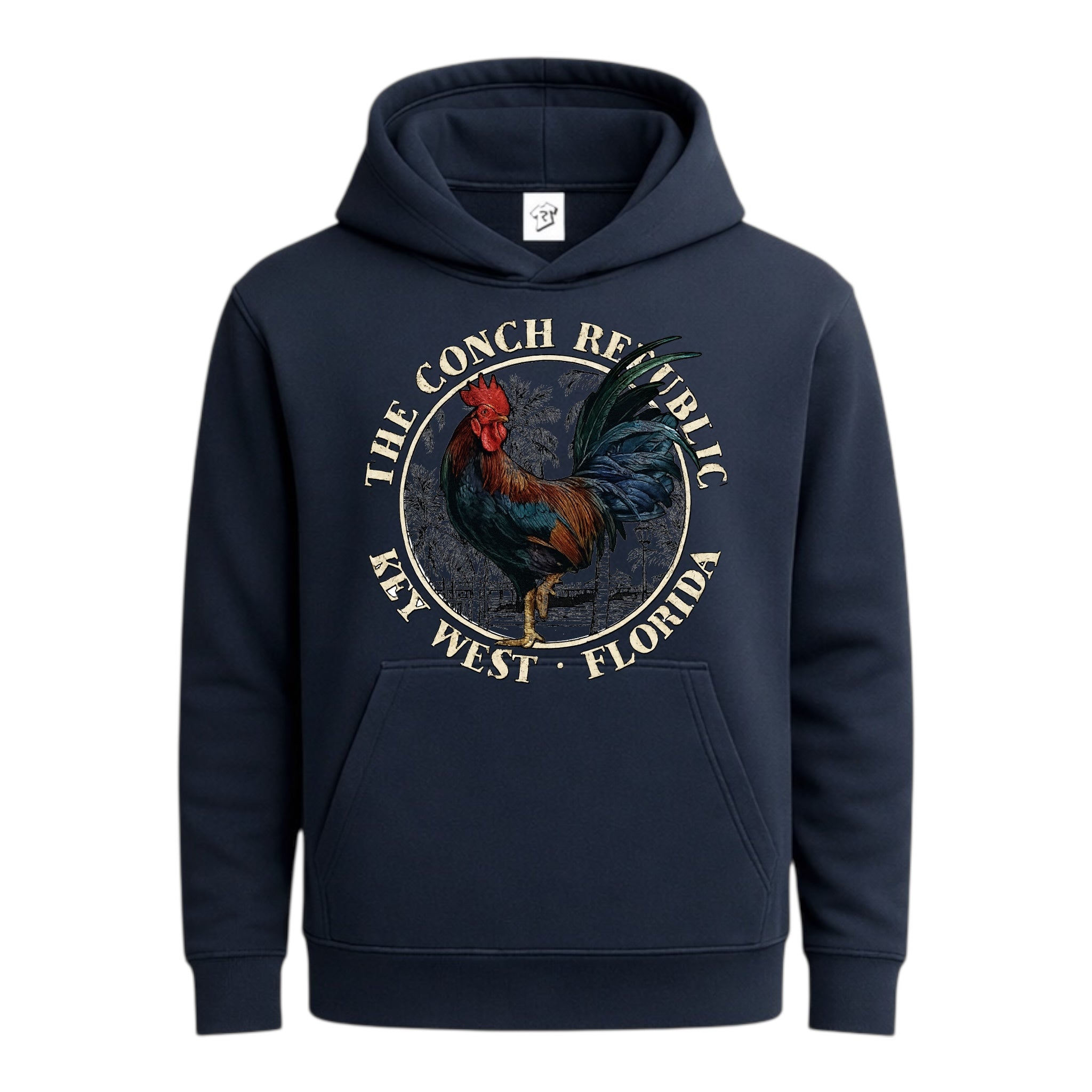 Tees Club streetwear hoodie Rooster Conch Rep KW - Hoodie Navy Size M detail