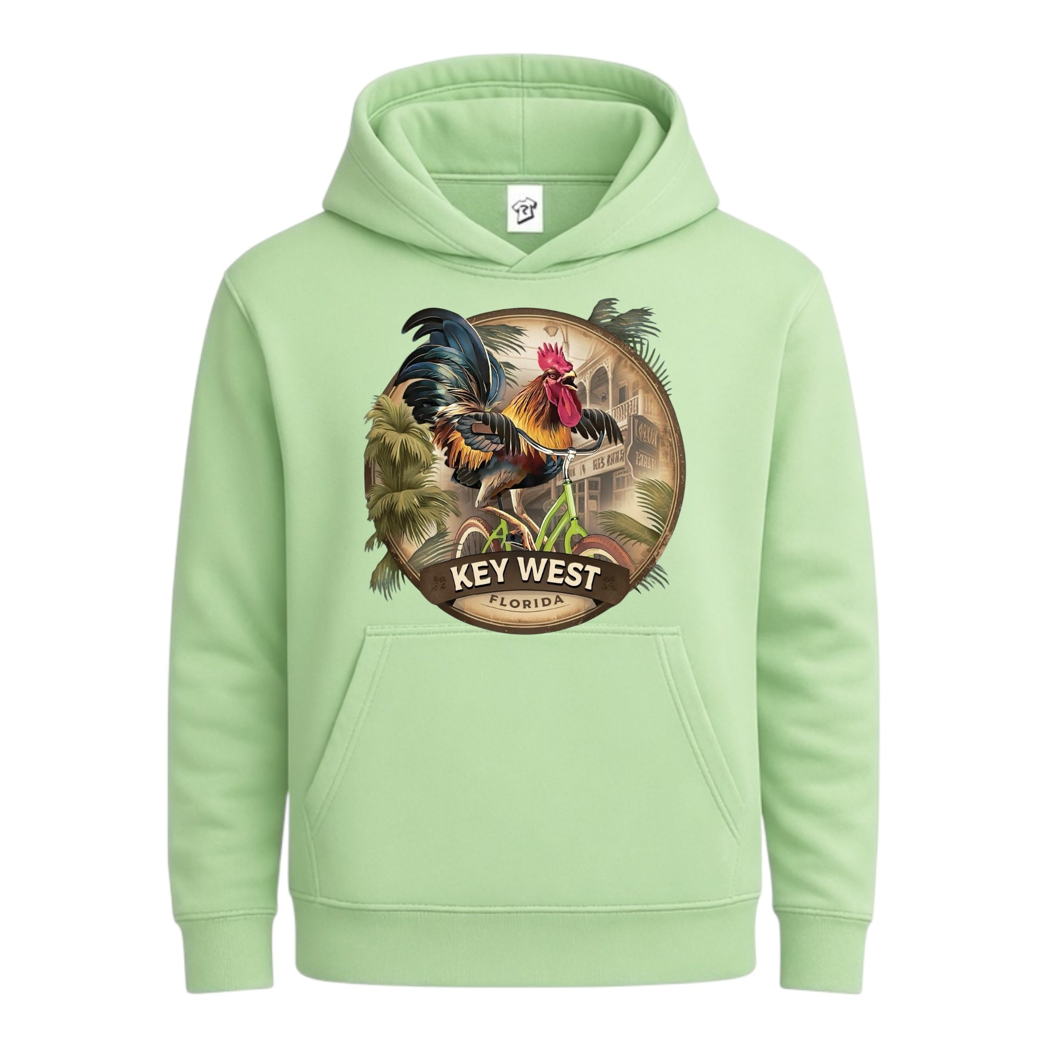 Tees Club streetwear hoodie Bike Rooster KW - Hoodie Navy Size M detail