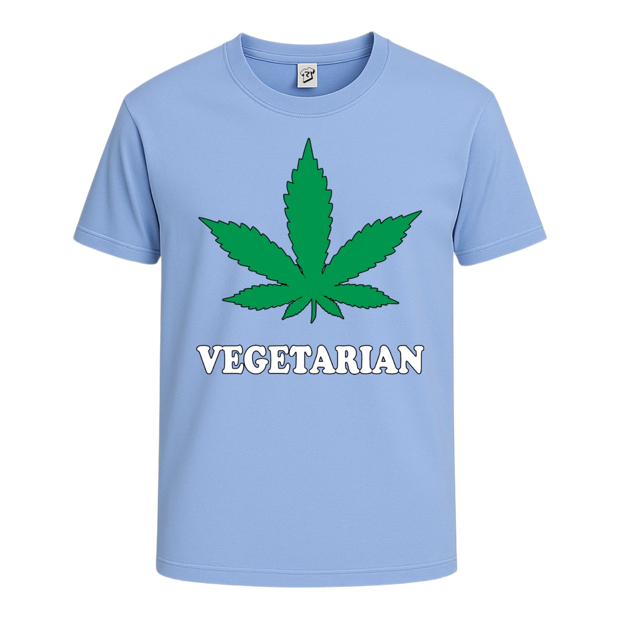 Tees Club graphic tee Vegetarian - Cotton Tee Navy Size XL detail