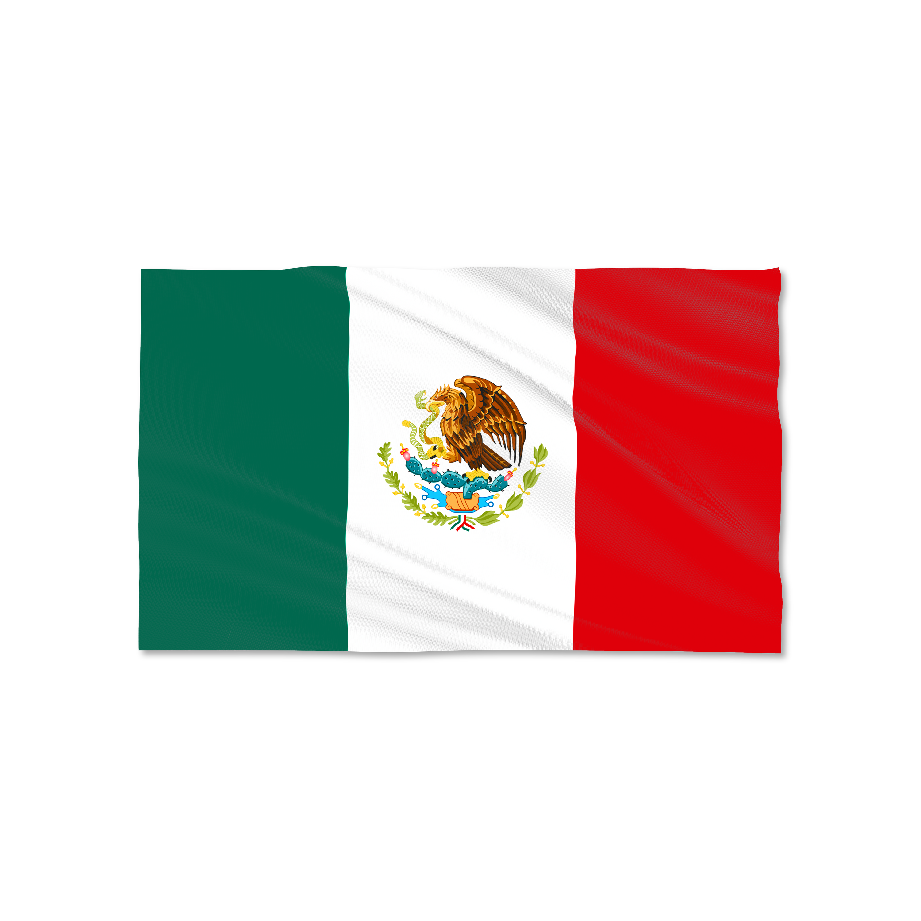 Tees Club graphic tee Mexico Flag (3'x 5') front view