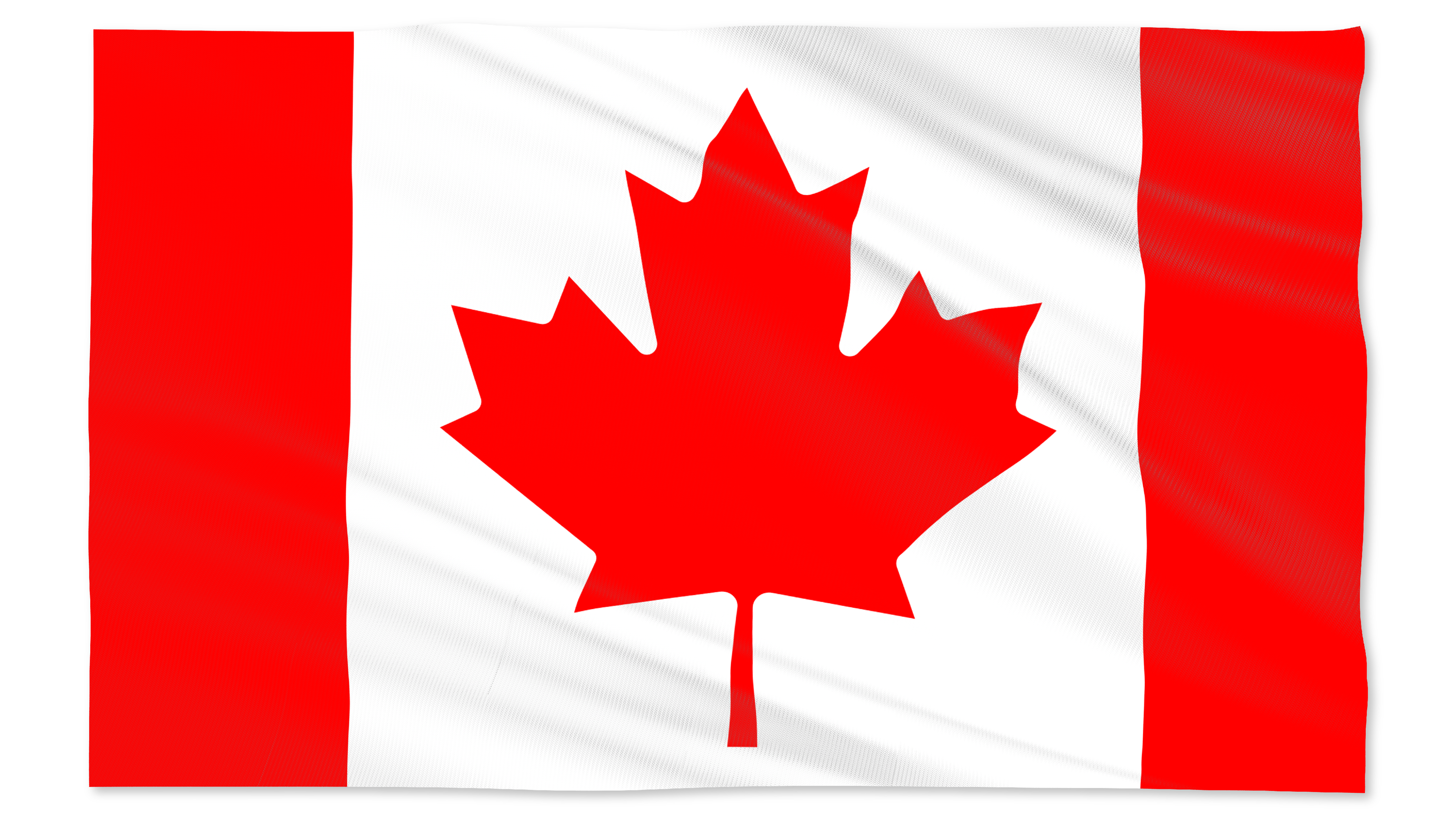 Tees Club baseball cap Canada Flag (3'x 5') detail