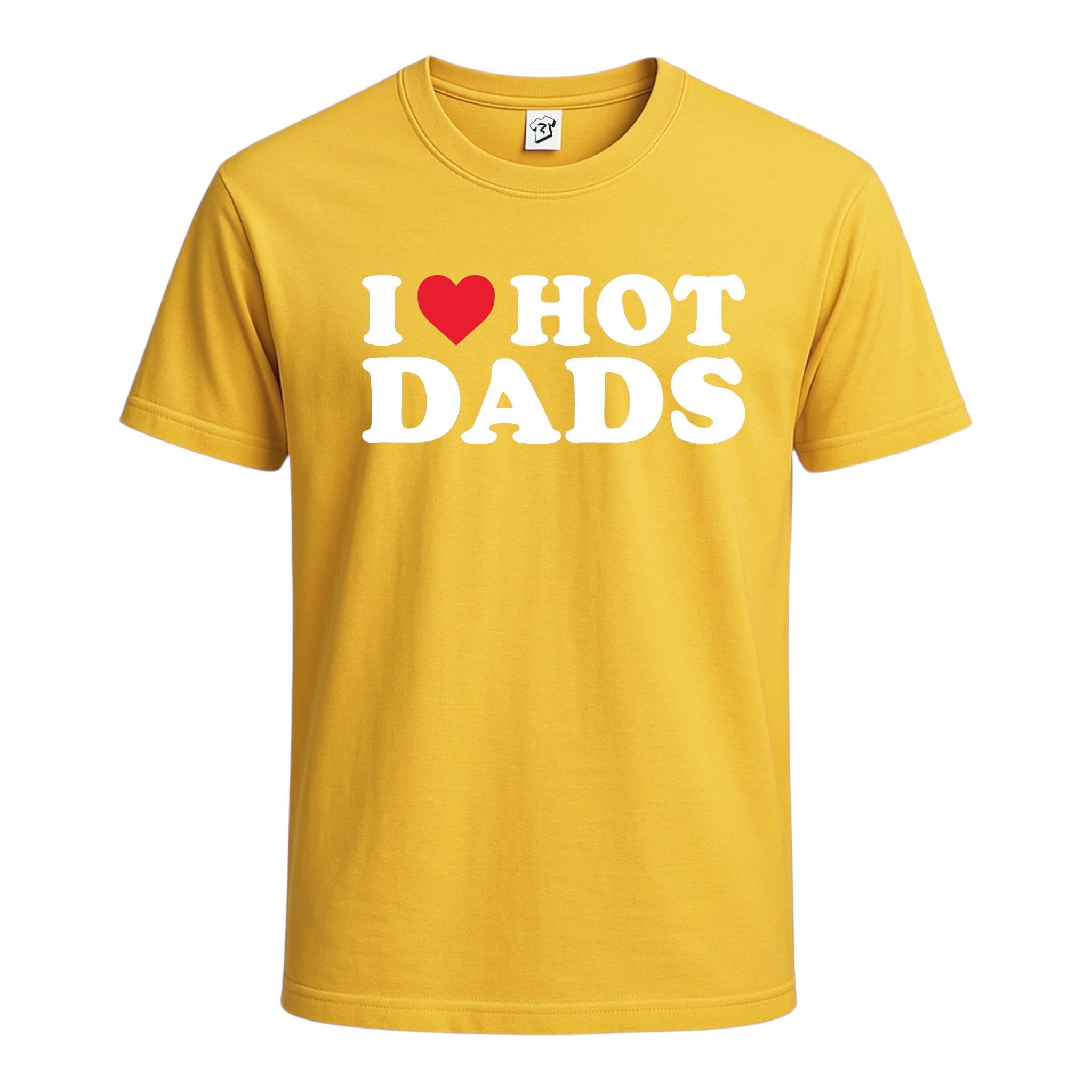 Tees Club graphic tee I Love Hot Dads - Cotton Tee Navy Size M detail