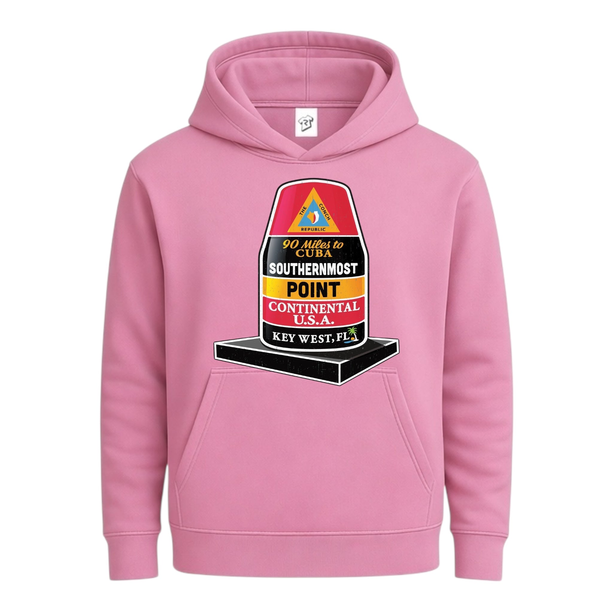 Tees Club streetwear hoodie Southernmost Point KW - Hoodie Navy Size M detail