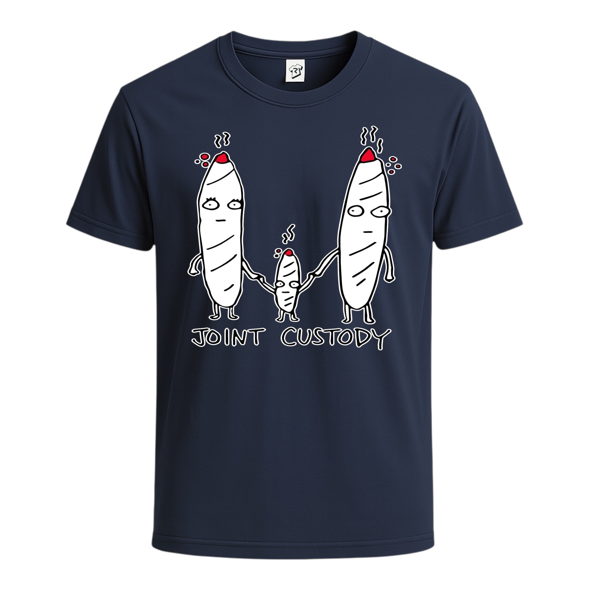Tees Club graphic tee Joint Custody - Cotton Tee Navy Size L detail