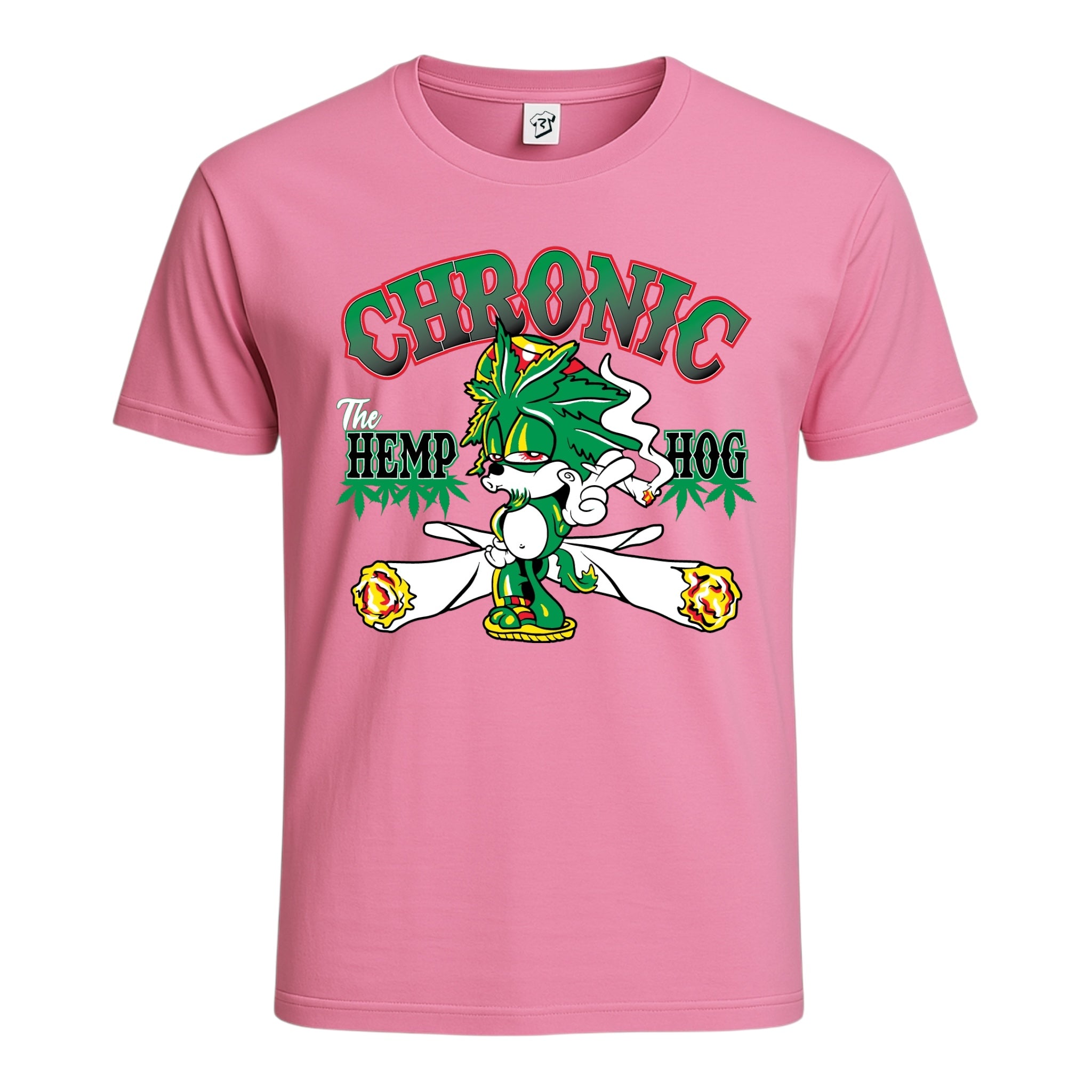 Tees Club graphic tee Chronic Hemp Dog - Cotton Tee Navy Size L detail