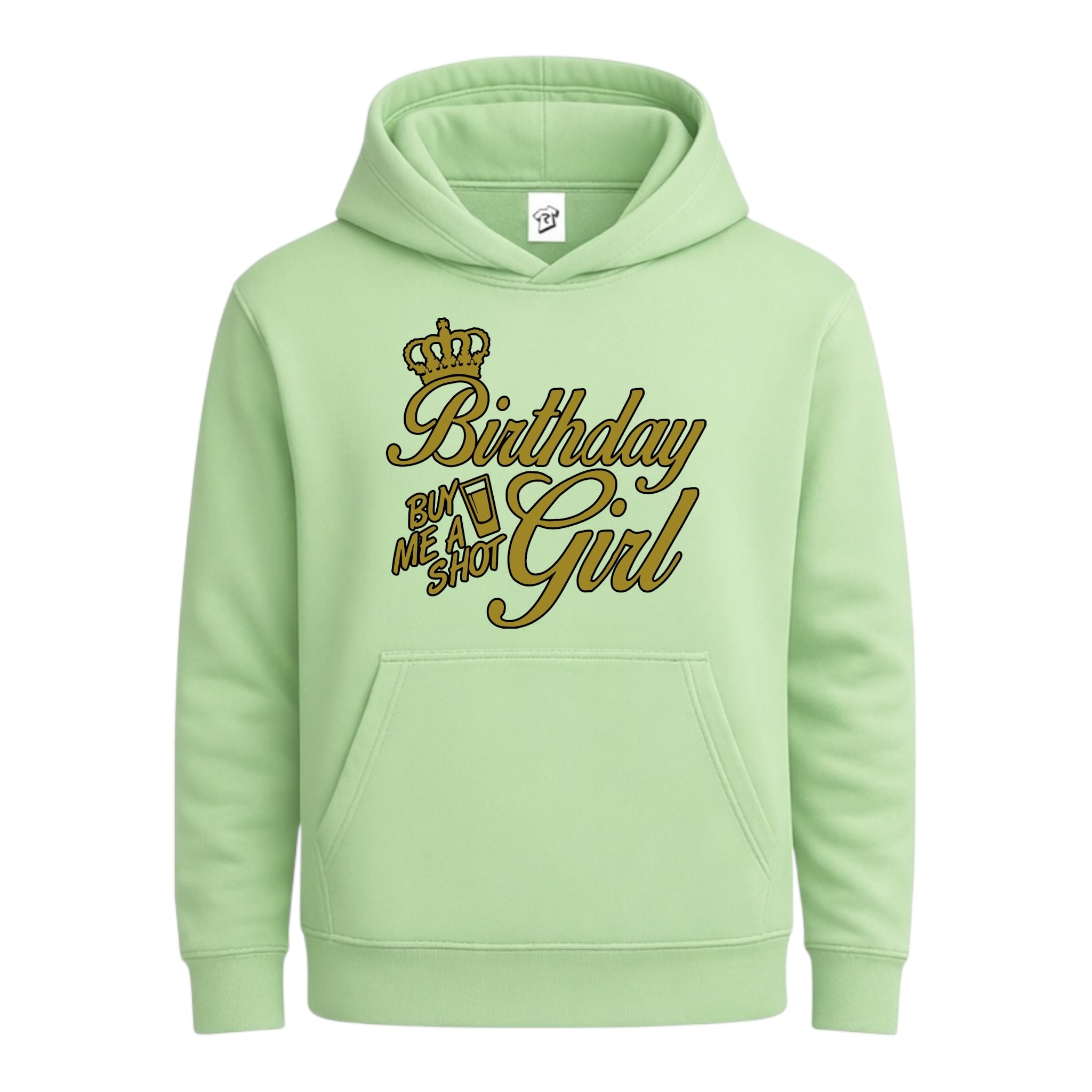 Tees Club streetwear hoodie Birthday Girl (Buy Me a Shot) - Hoodie Navy Size L detail