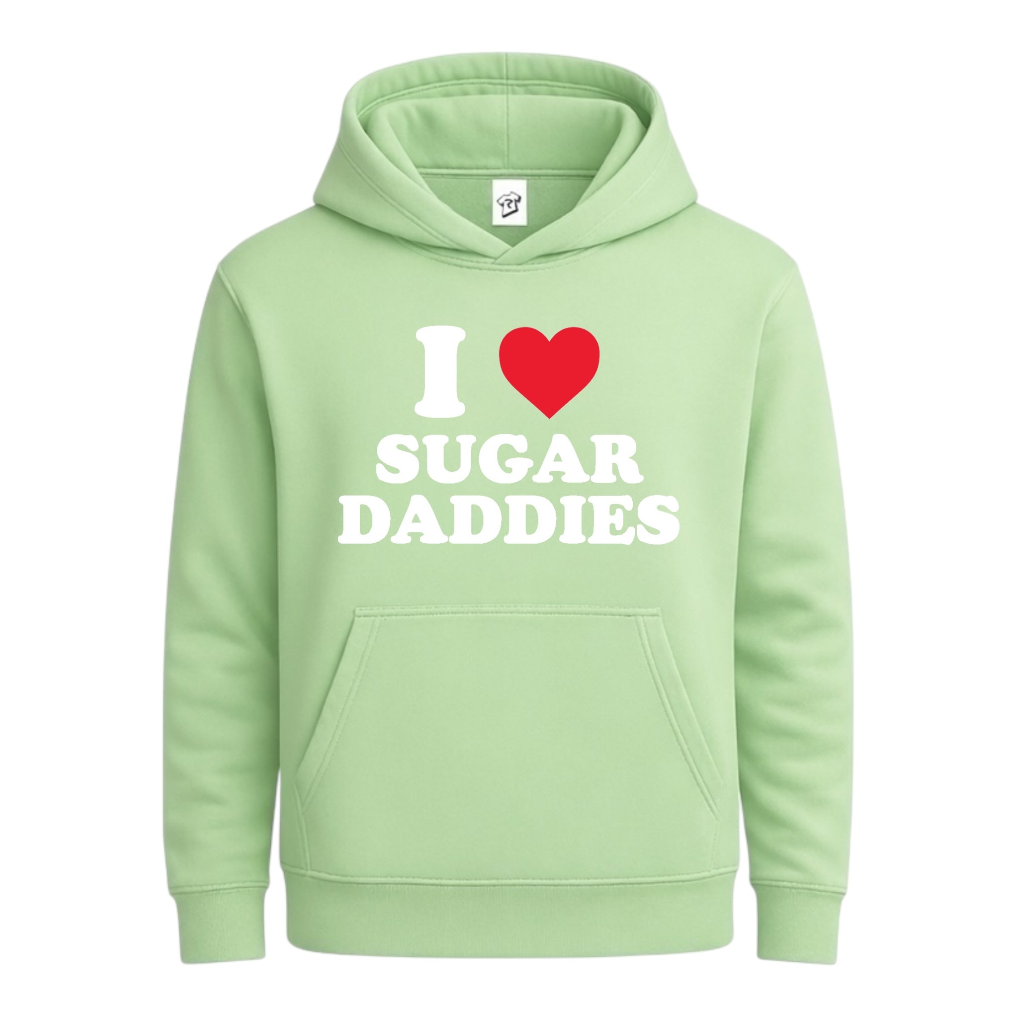 Tees Club streetwear hoodie I Love Sugar Daddies - Hoodie Navy Size L detail