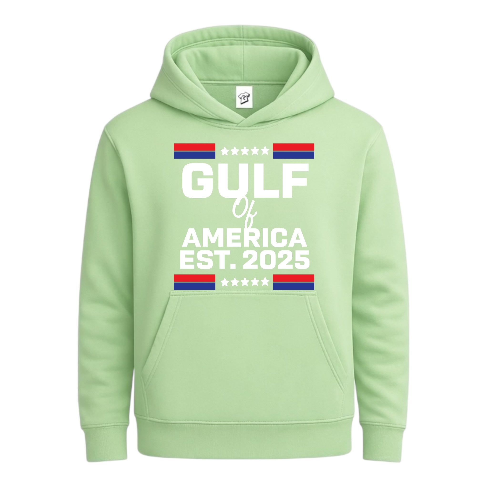 Tees Club streetwear hoodie Gulf of America EST 2025 - Hoodie Navy Size L detail