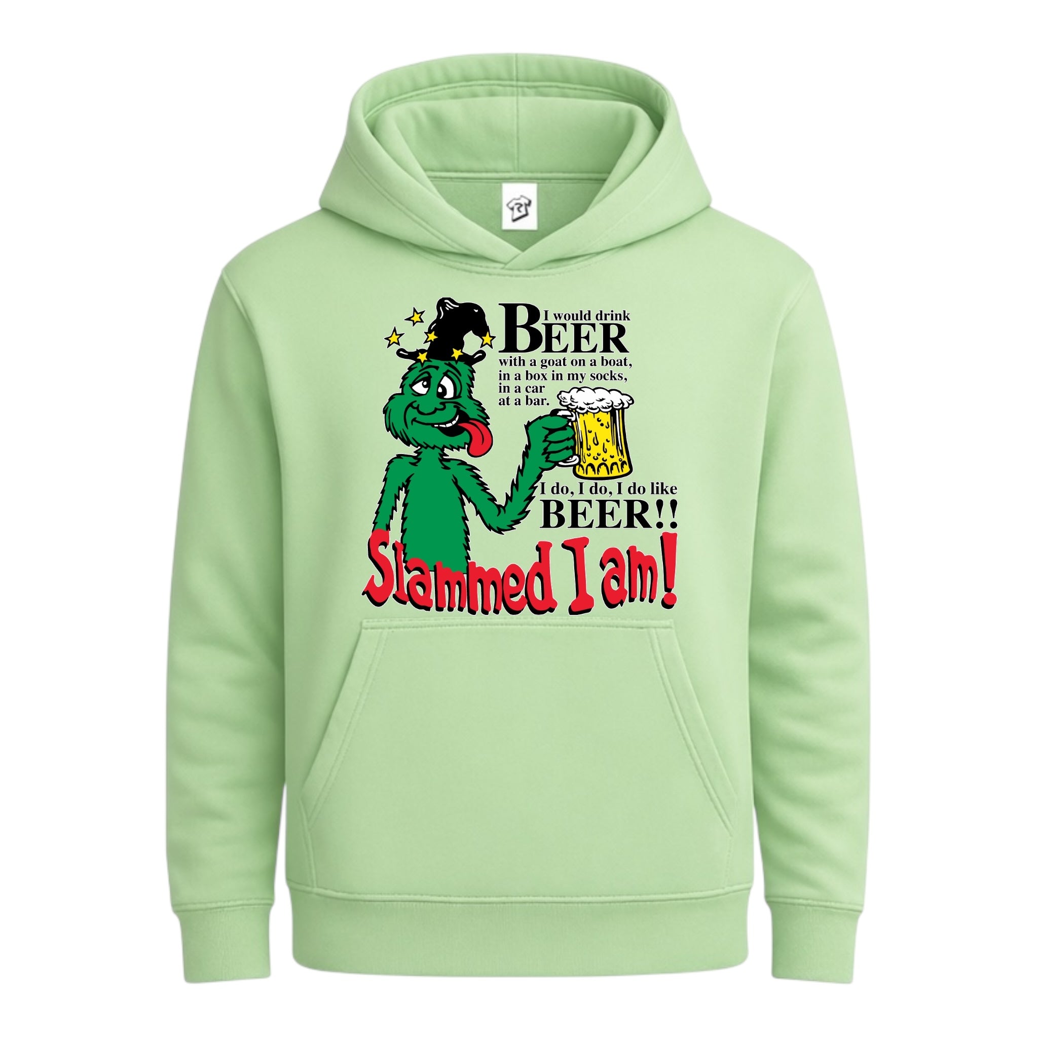 Tees Club streetwear hoodie Slammed I Am Beer - Hoodie Navy Size L detail