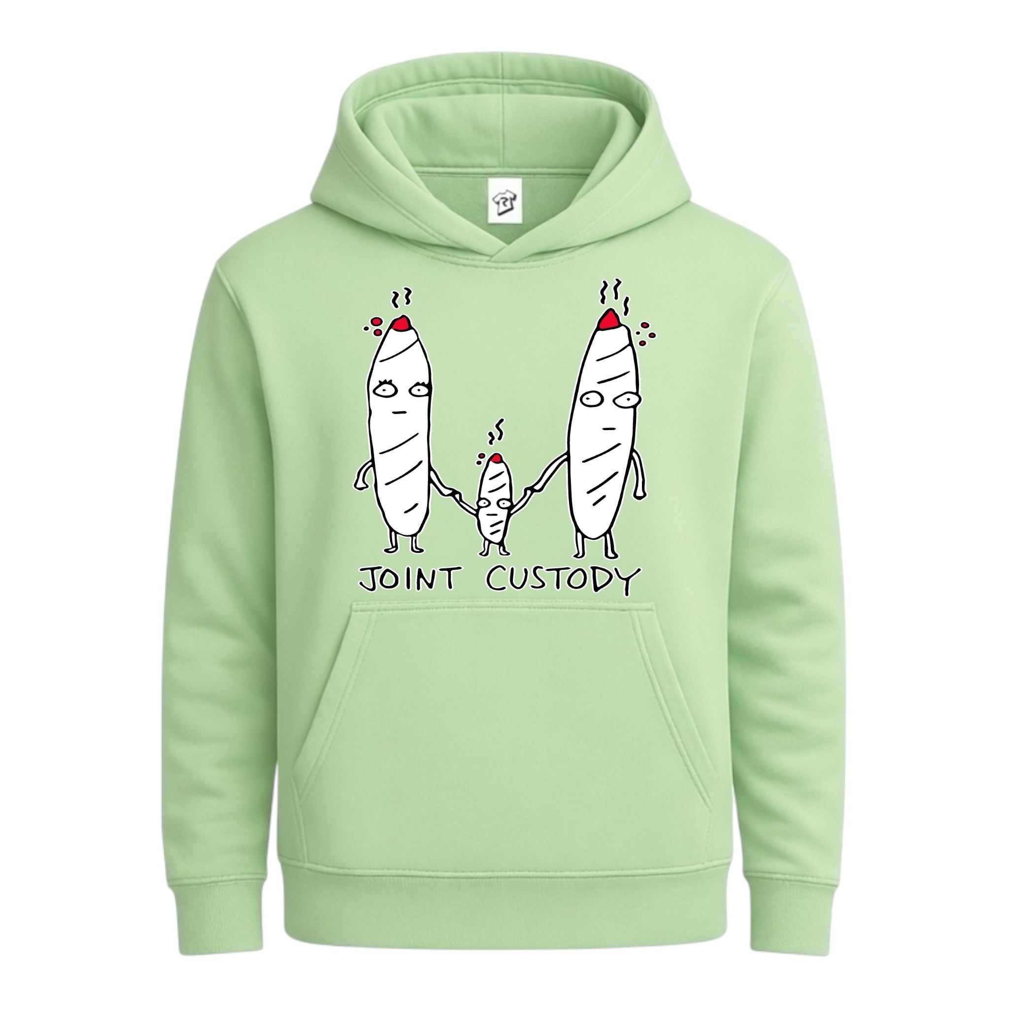 Tees Club streetwear hoodie Joint Custody - Hoodie Navy Size S front view