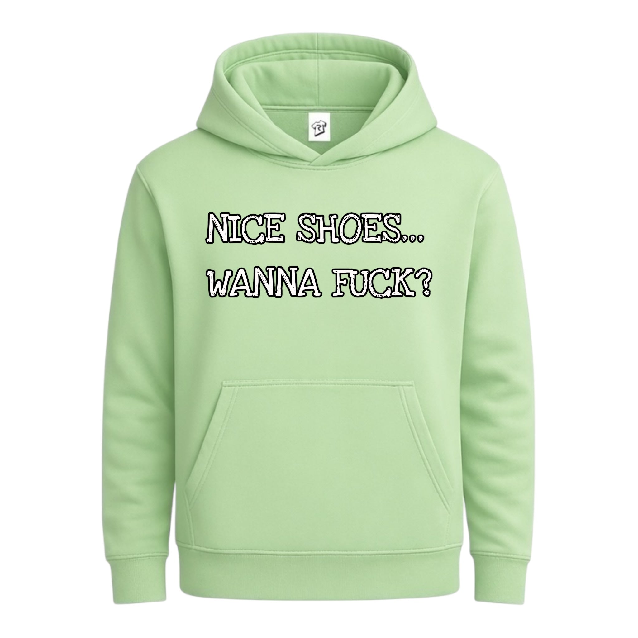 Tees Club streetwear hoodie Nice Shoes...Wanna Fuck? - Hoodie Navy Size L detail