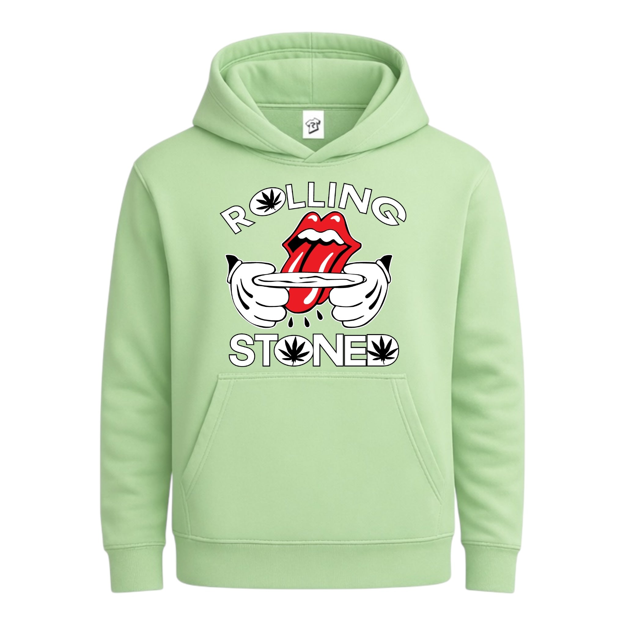 Tees Club streetwear hoodie Rolling Stoned - Hoodie Navy Size M detail