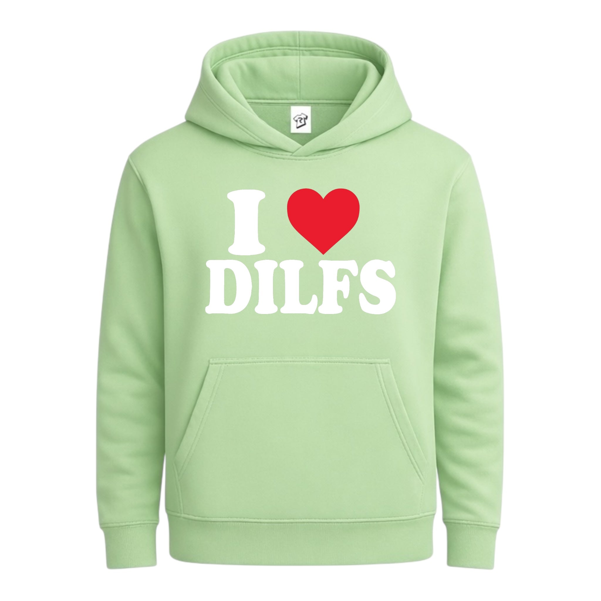 Tees Club streetwear hoodie I Love DILFS - Hoodie Navy Size L detail