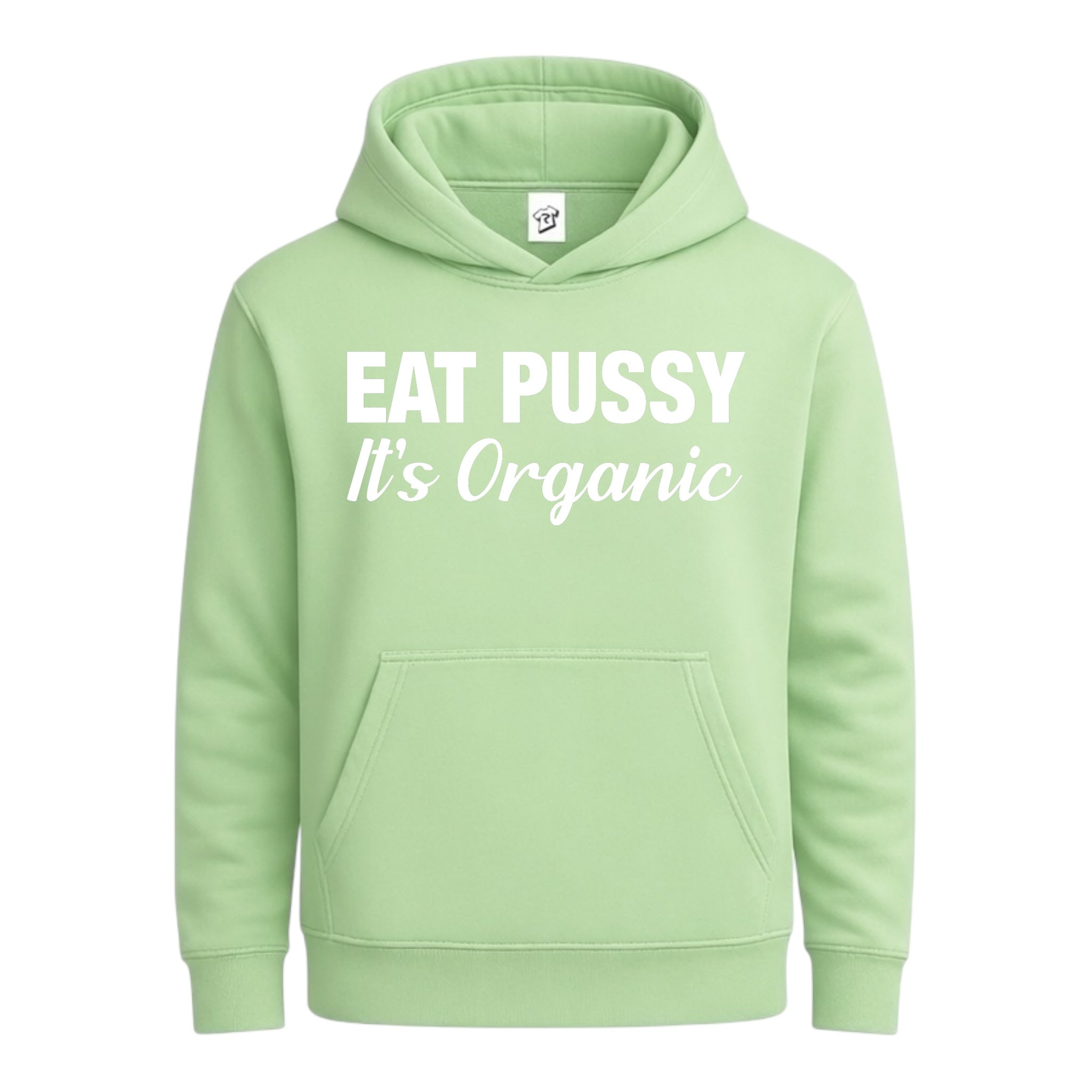 Tees Club streetwear hoodie Eat Pussy It's Organic - Hoodie Navy Size L detail