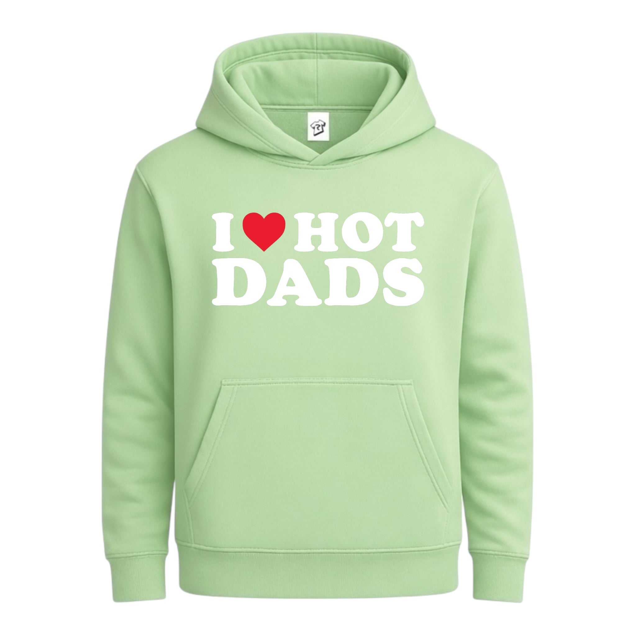 Tees Club streetwear hoodie I Love Hot Dads - Hoodie Navy Size L detail
