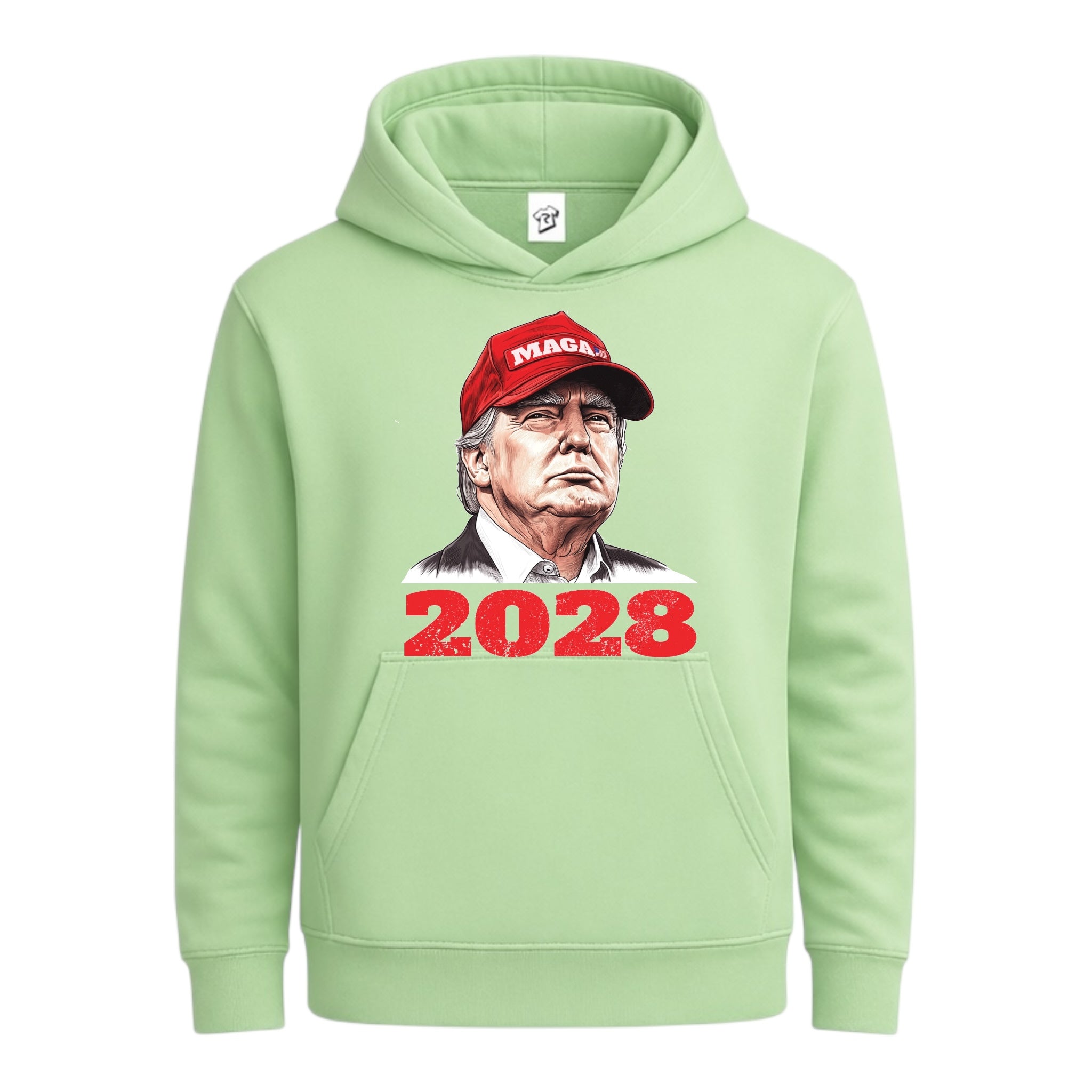 Tees Club streetwear hoodie Trump 2028 - Hoodie Navy Size L detail