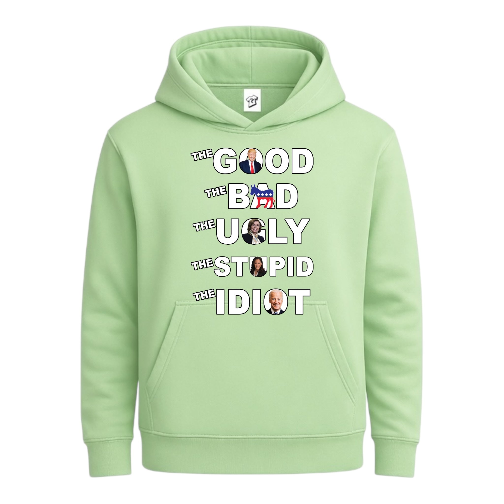 Tees Club streetwear hoodie The Good The Bad The Ugly The Stupid - Hoodie Navy Size L detail