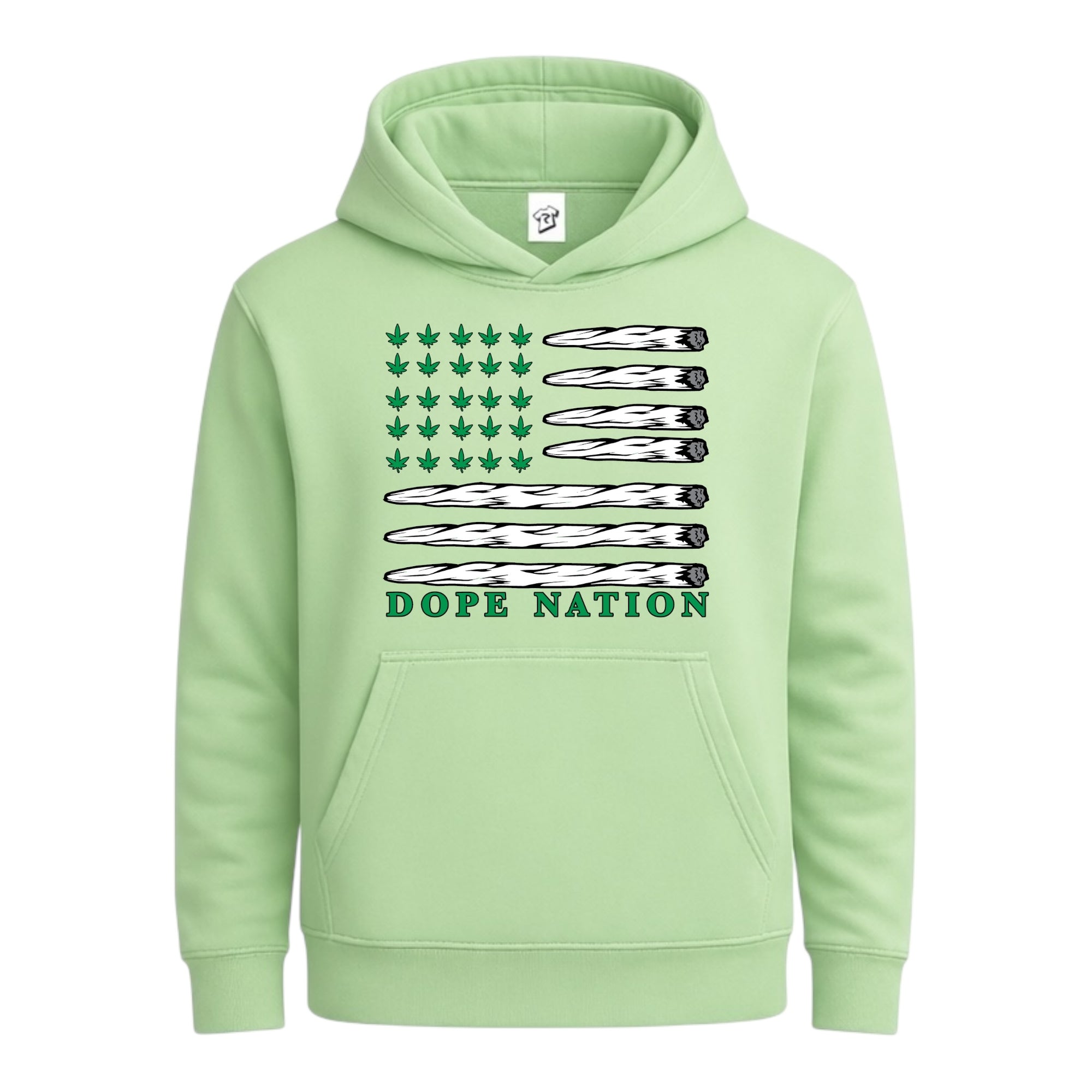 Tees Club streetwear hoodie Dope Nation - Hoodie Navy Size S front view