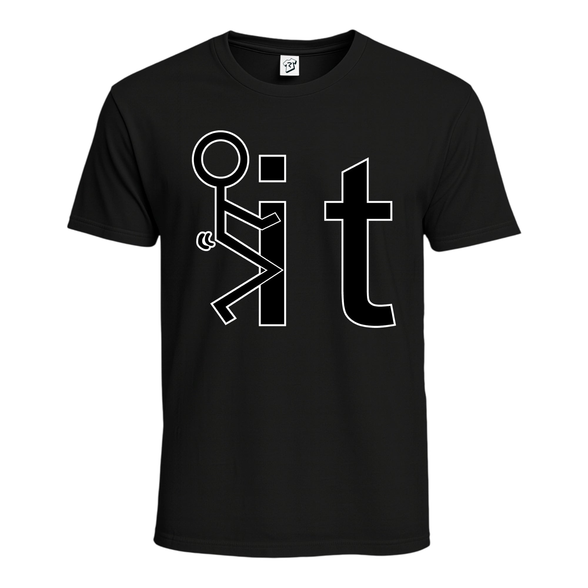 Tees Club graphic tee Fuck It - Cotton Tee Navy Size S front view