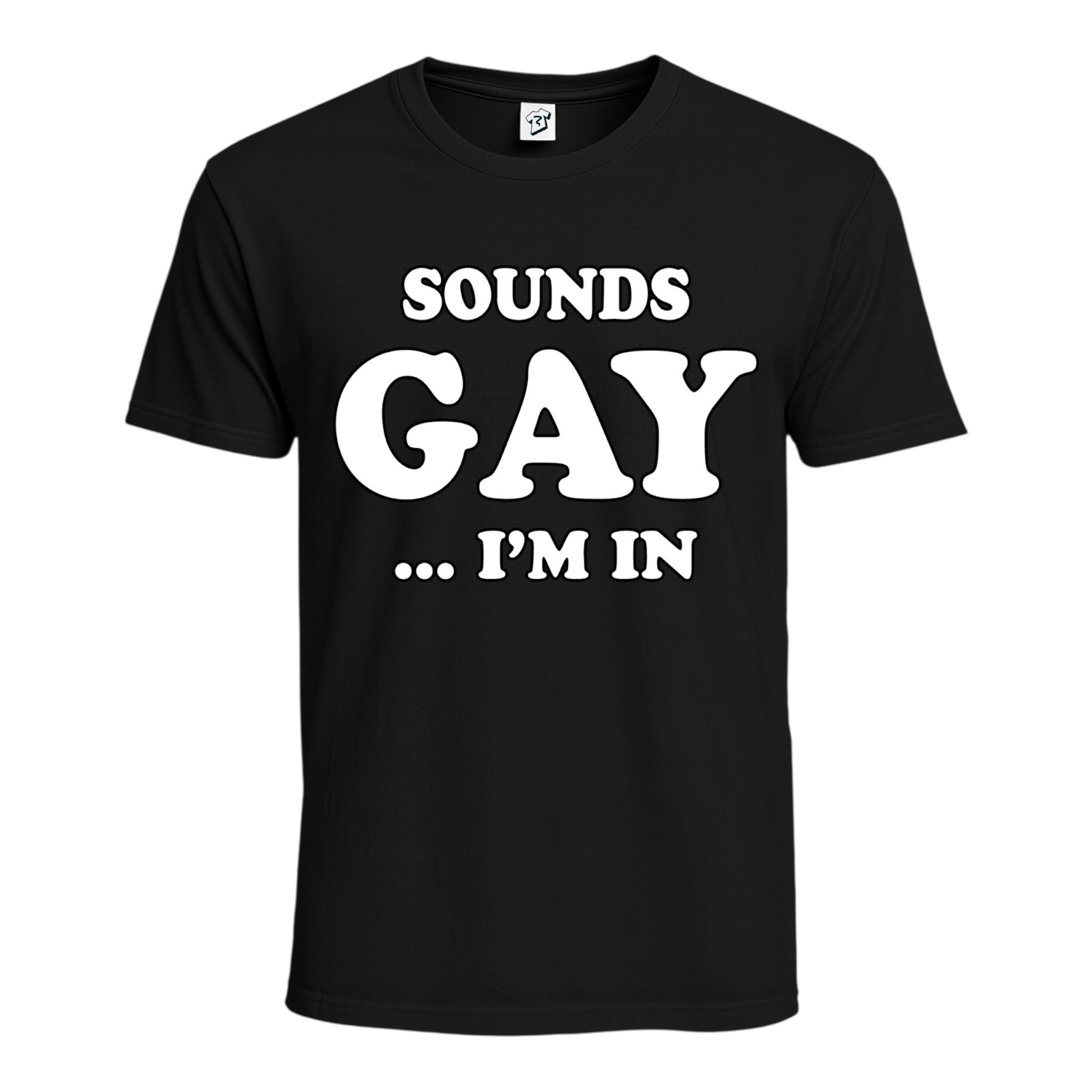 Tees Club graphic tee Sounds Gay I'm In - Cotton Tee Navy Size L detail