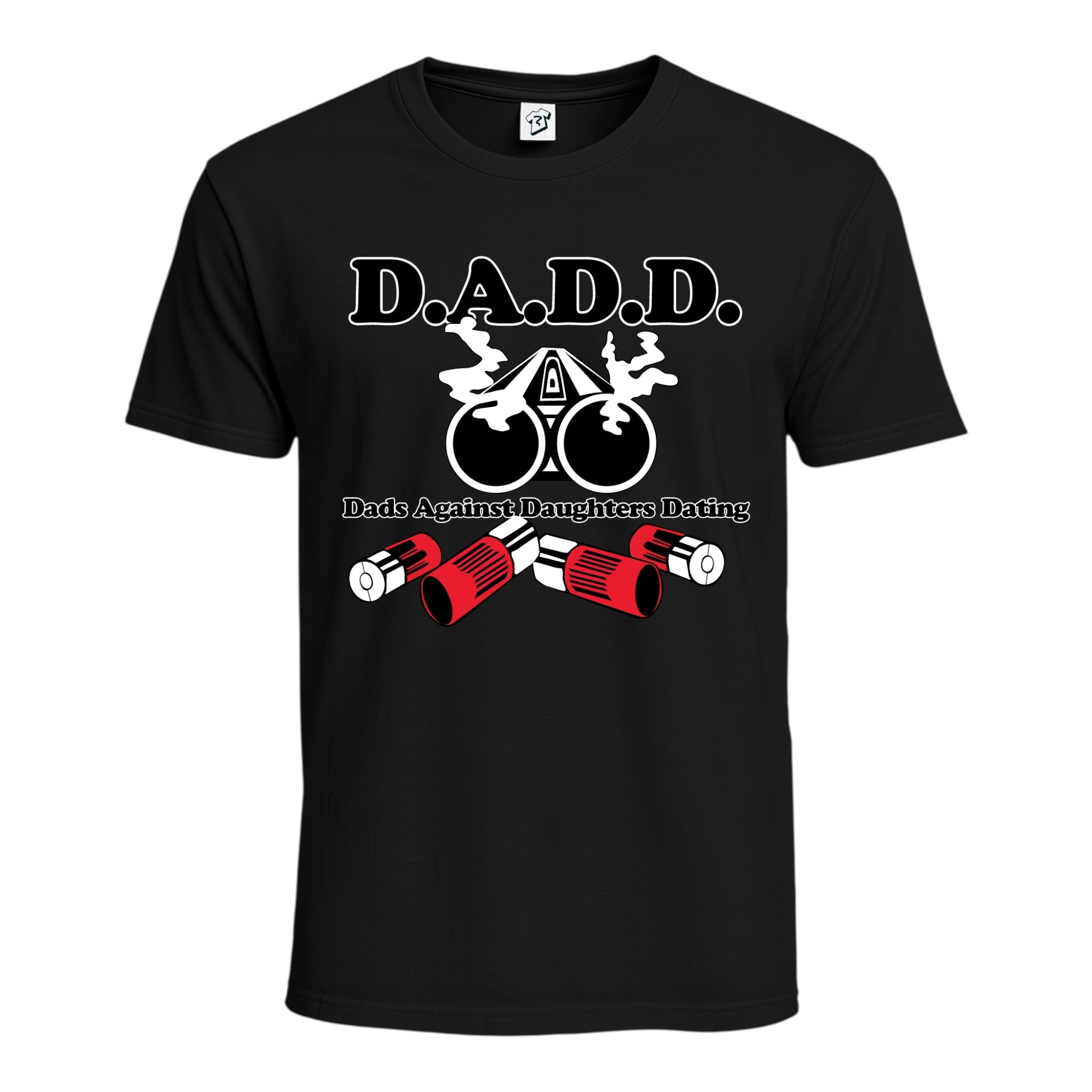 Tees Club graphic tee D.A.D.D. (Dads Against Daughter Daiting) - Cotton Tee Navy Size M detail