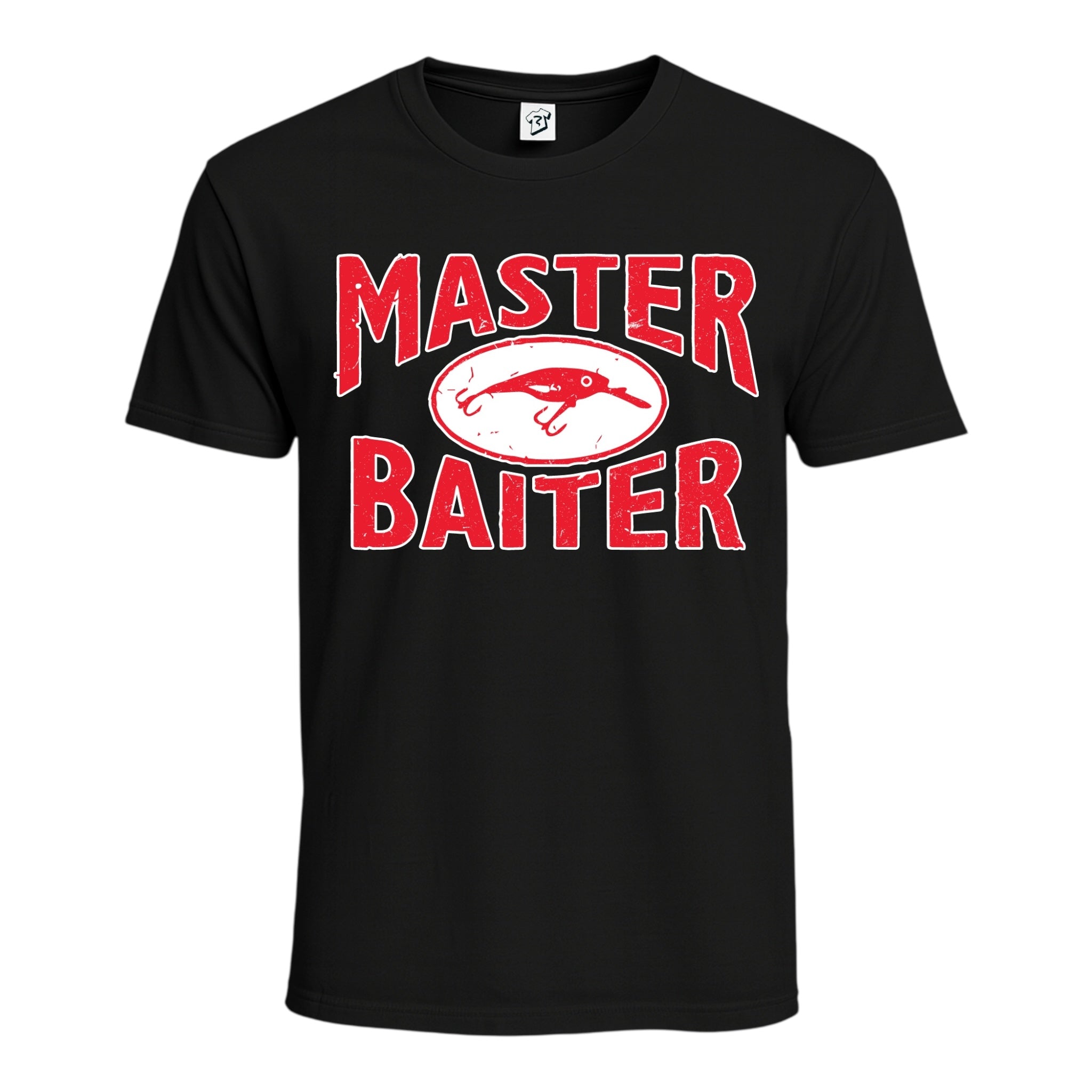 Tees Club graphic tee Master Baiter - Cotton Tee Navy Size M detail