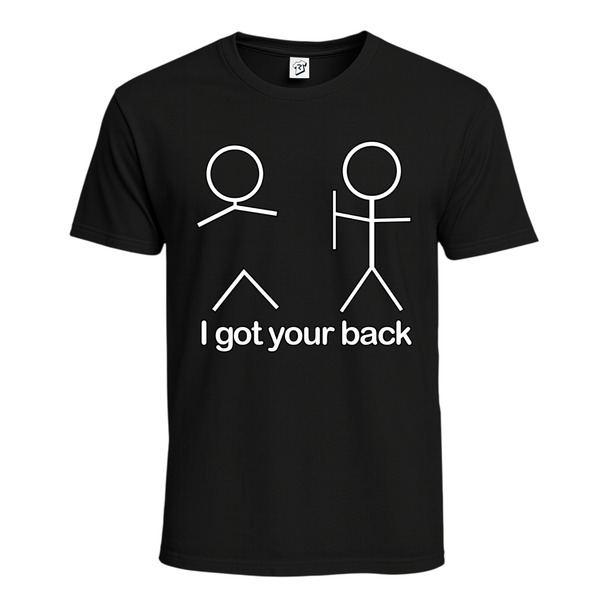 Tees Club graphic tee I Got Your Back - Cotton Tee Navy Size M detail