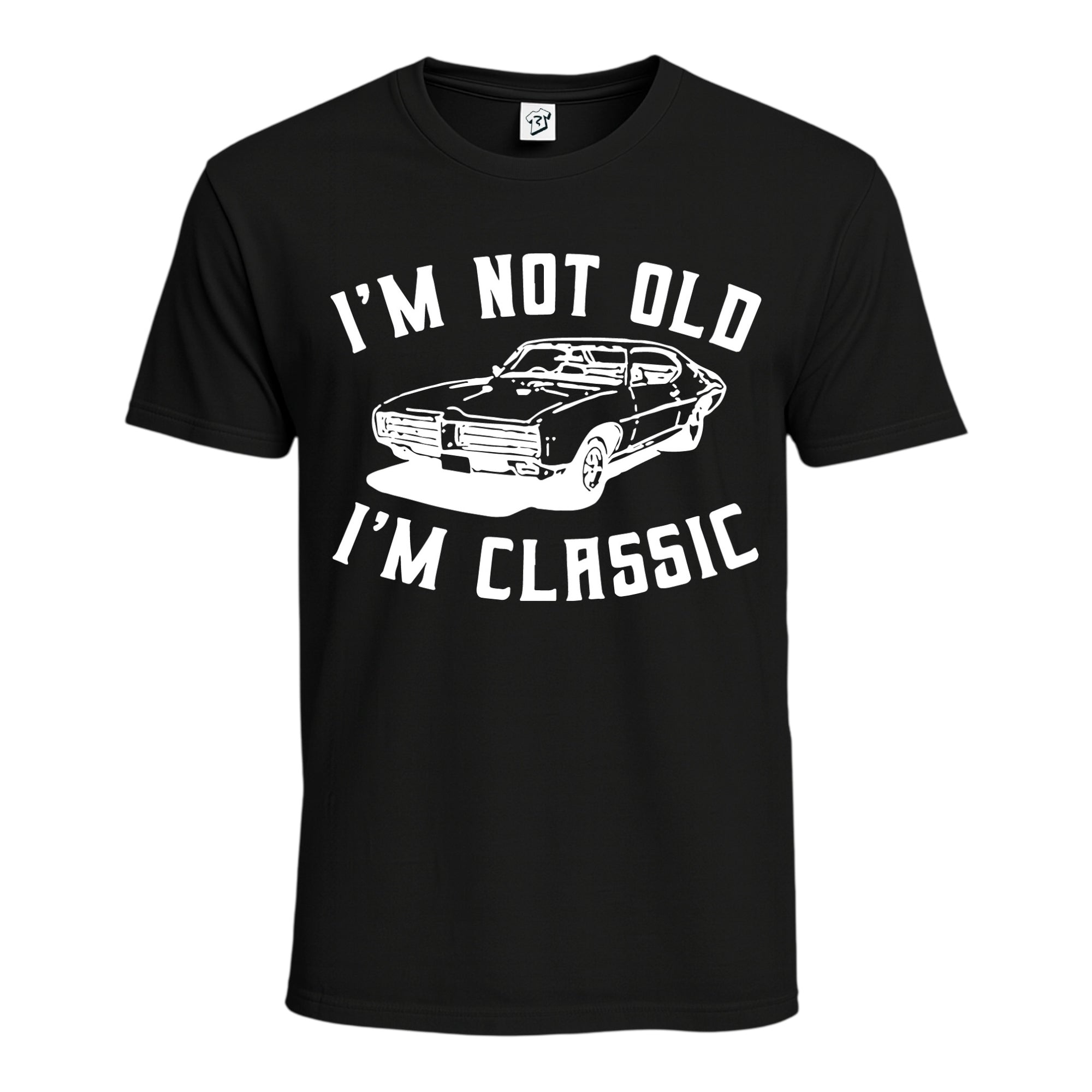 Tees Club graphic tee I'm Not Old I'm Classic - Cotton Tee Navy Size S front view