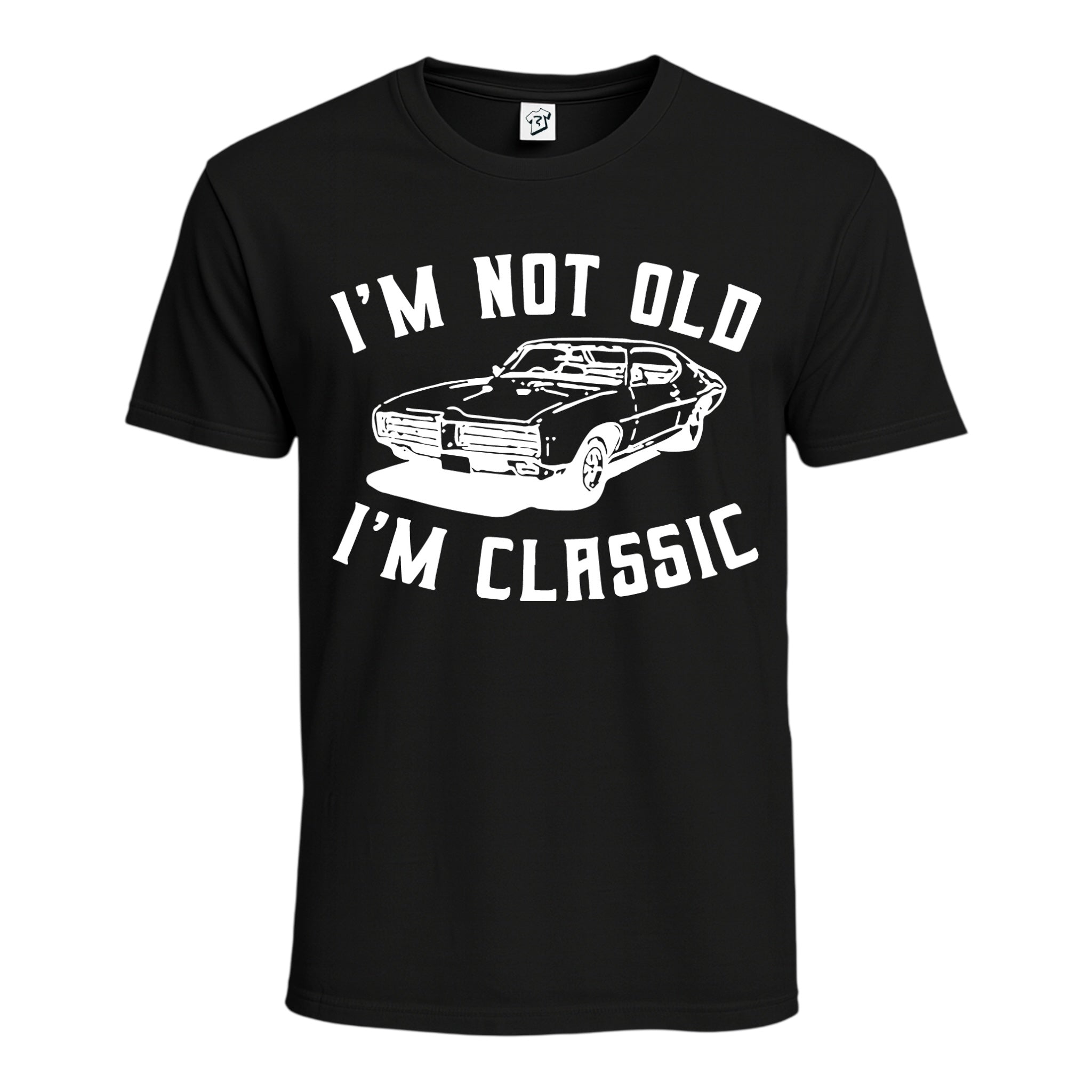 Tees Club graphic tee I'm Not Old I'm Classic - Cotton Tee Navy Size S front view