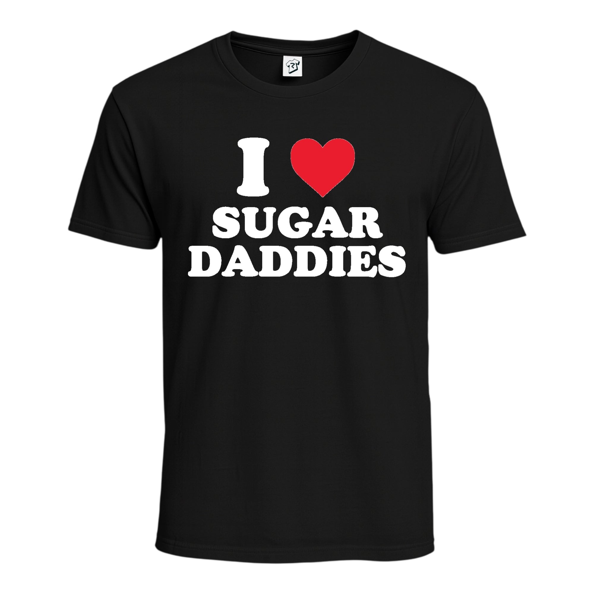 Tees Club graphic tee I Sugar Daddies - Cotton Tee Navy Size S front view