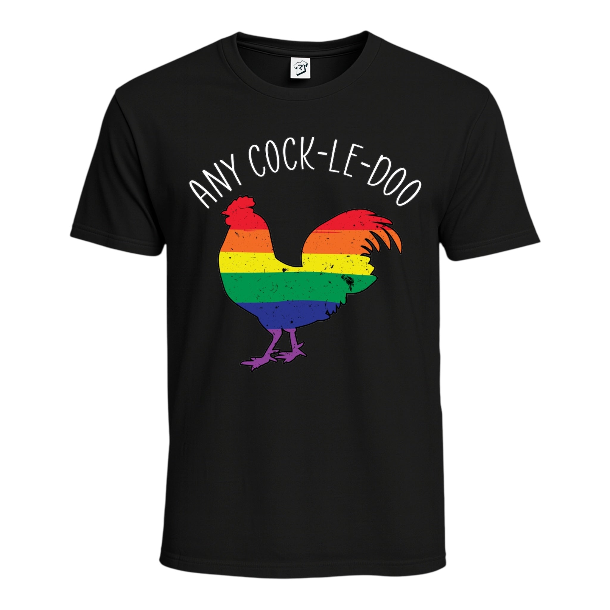 Tees Club graphic tee Any Cock I'll Do - Cotton Tee Navy Size M detail