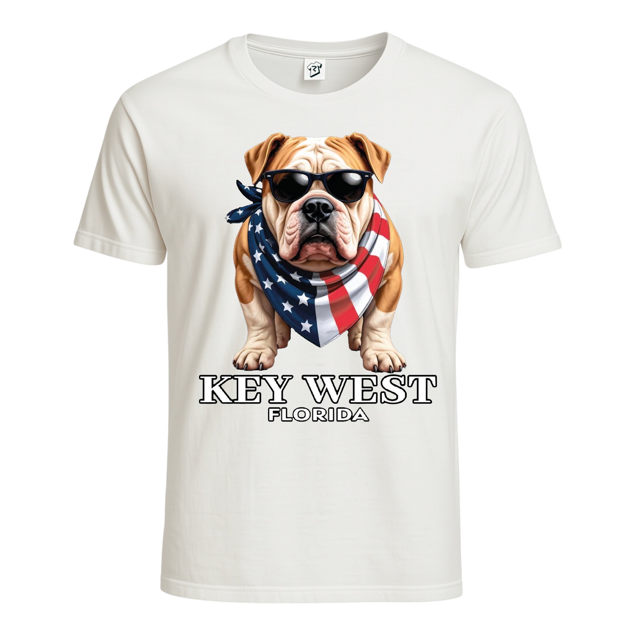 Tees Club graphic tee Bulldog KW - Cotton Tee Navy Size 2XL detail