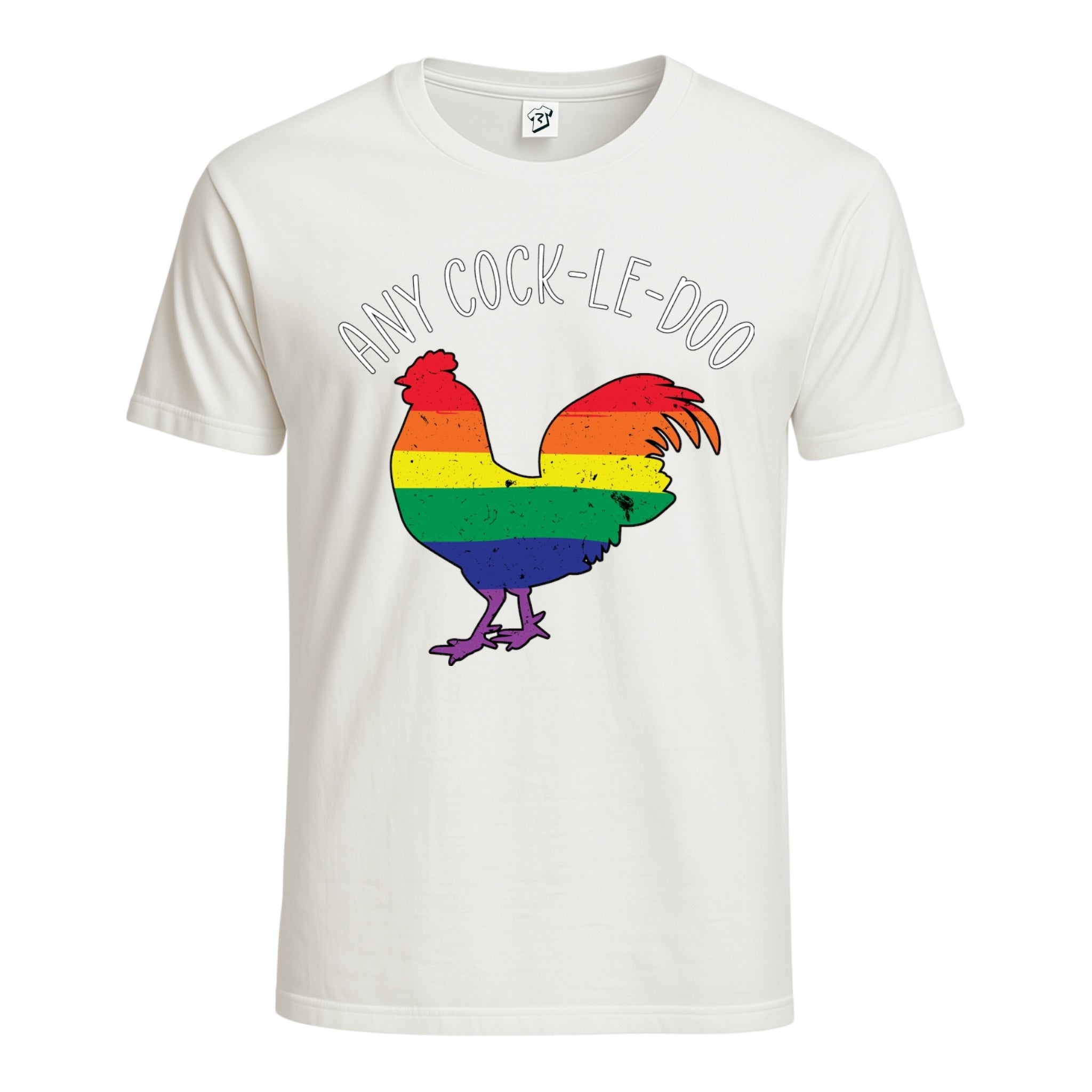 Tees Club graphic tee Any Cock I'll Do - Cotton Tee Navy Size 3XL detail