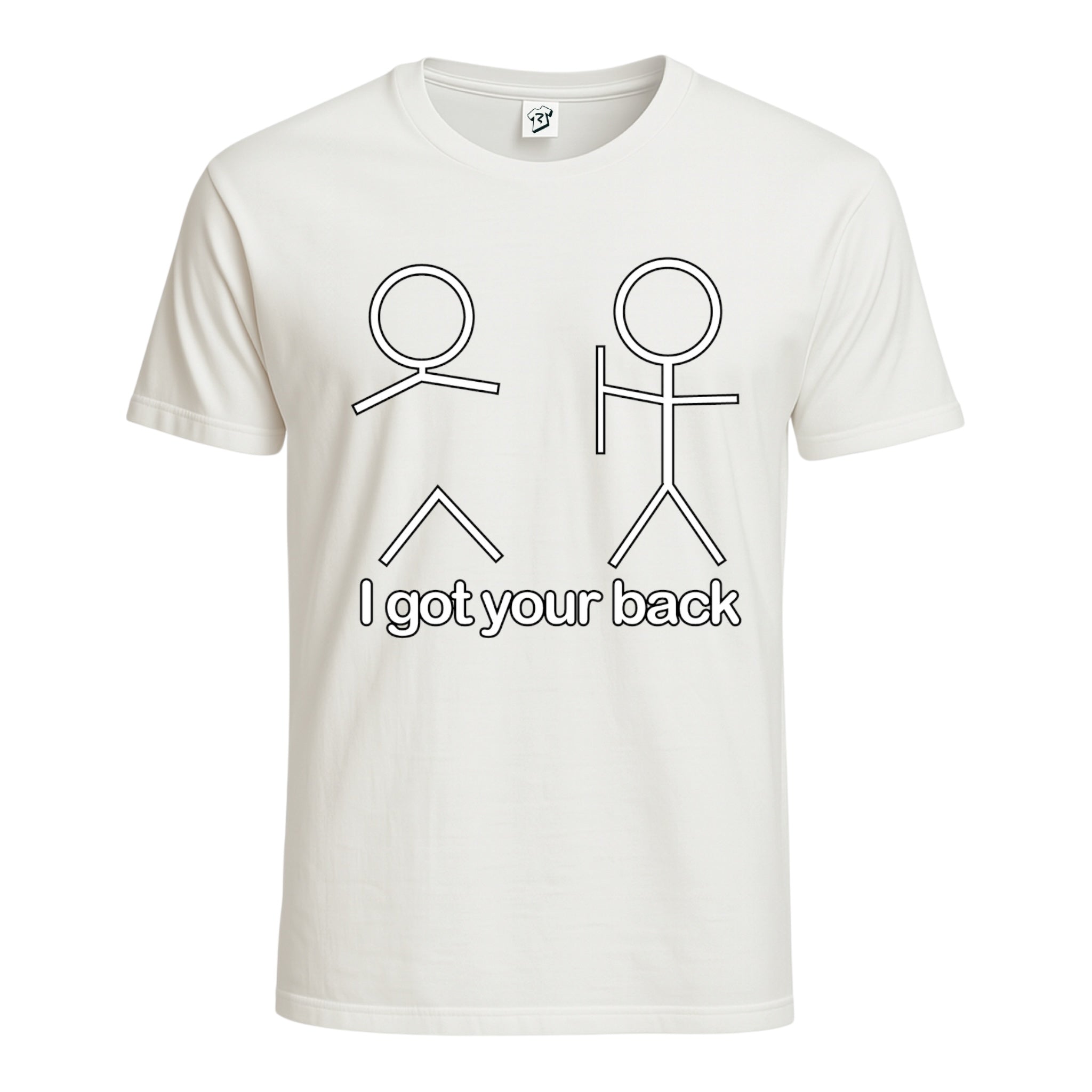 Tees Club graphic tee I Got Your Back - Cotton Tee Navy Size 2XL detail