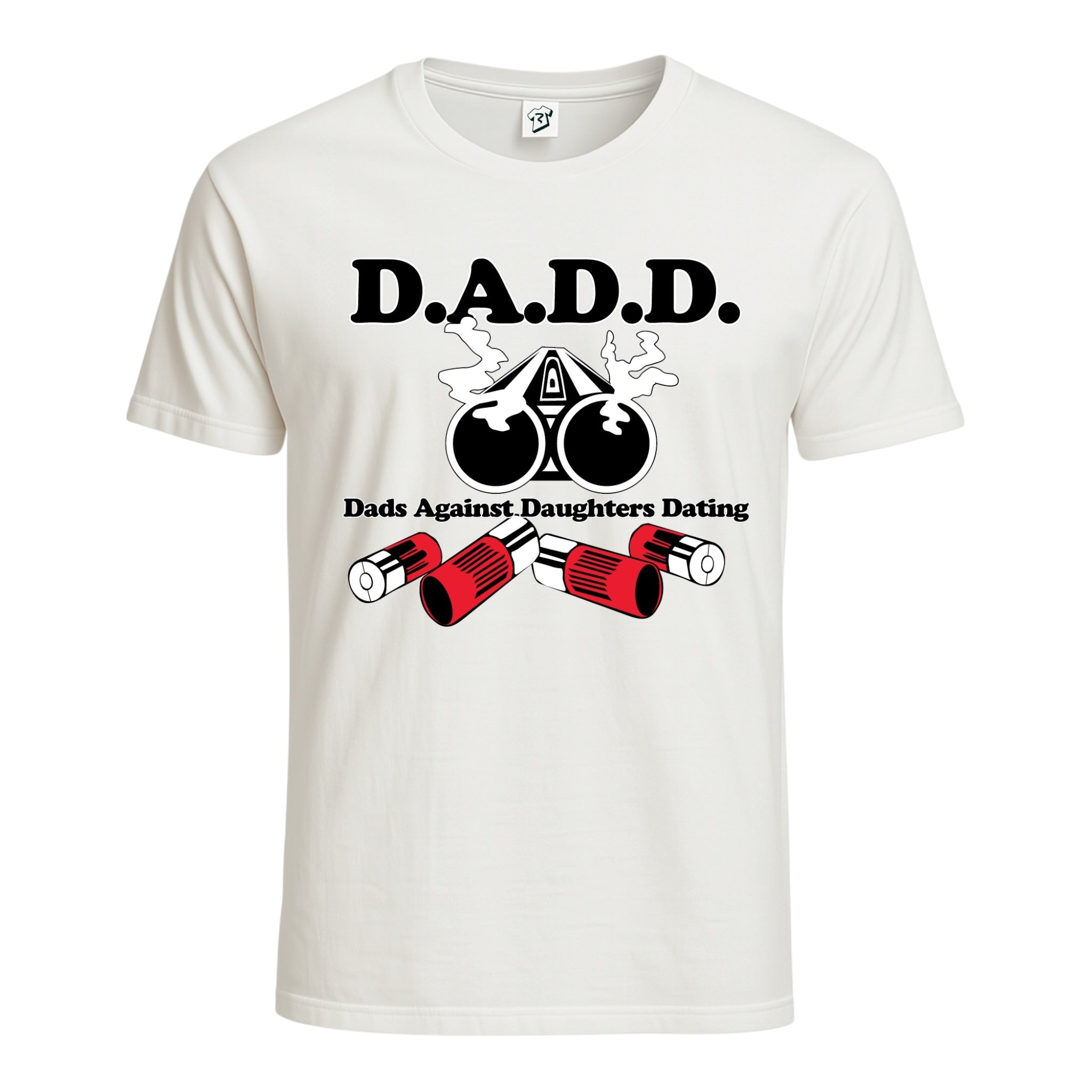 Tees Club graphic tee D.A.D.D. (Dads Against Daughter Daiting) - Cotton Tee Navy Size 2XL detail