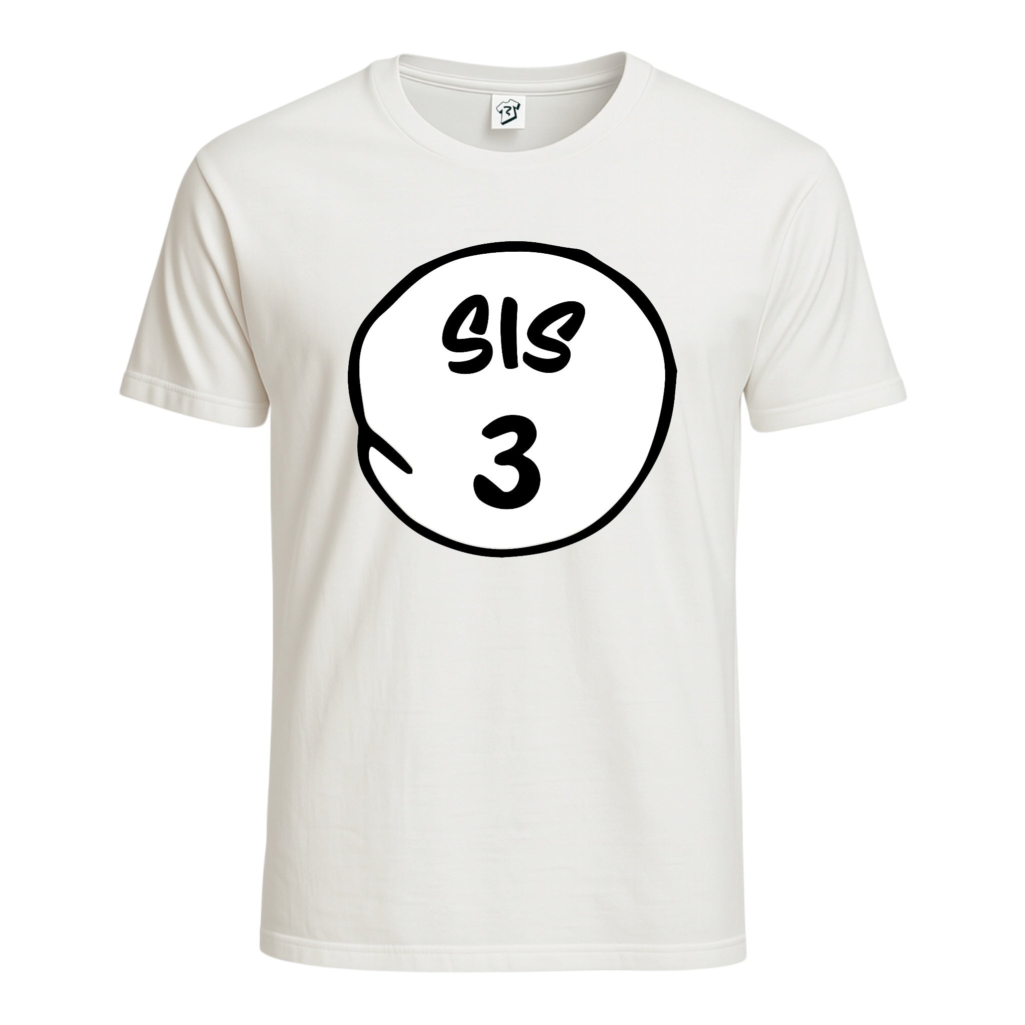 Tees Club graphic tee Sis 3 - Cotton Tee Navy Size 2XL detail