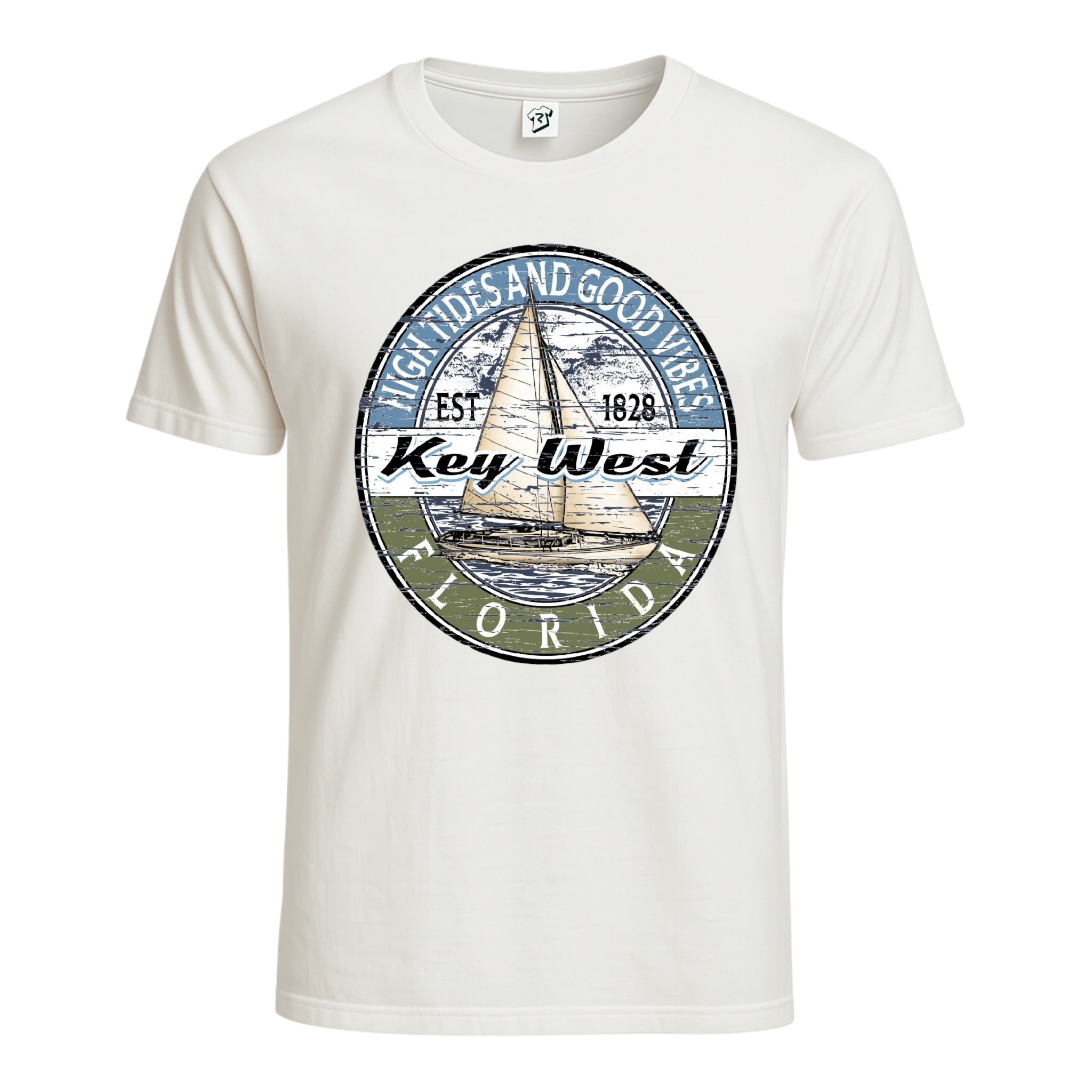 Sail Boat KW Cotton Tee