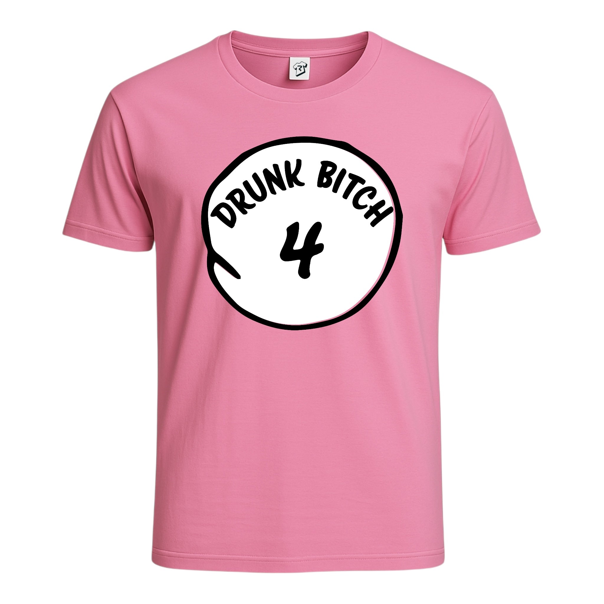 Tees Club graphic tee Drunk Bitch 4 - Cotton Tee Navy Size M detail