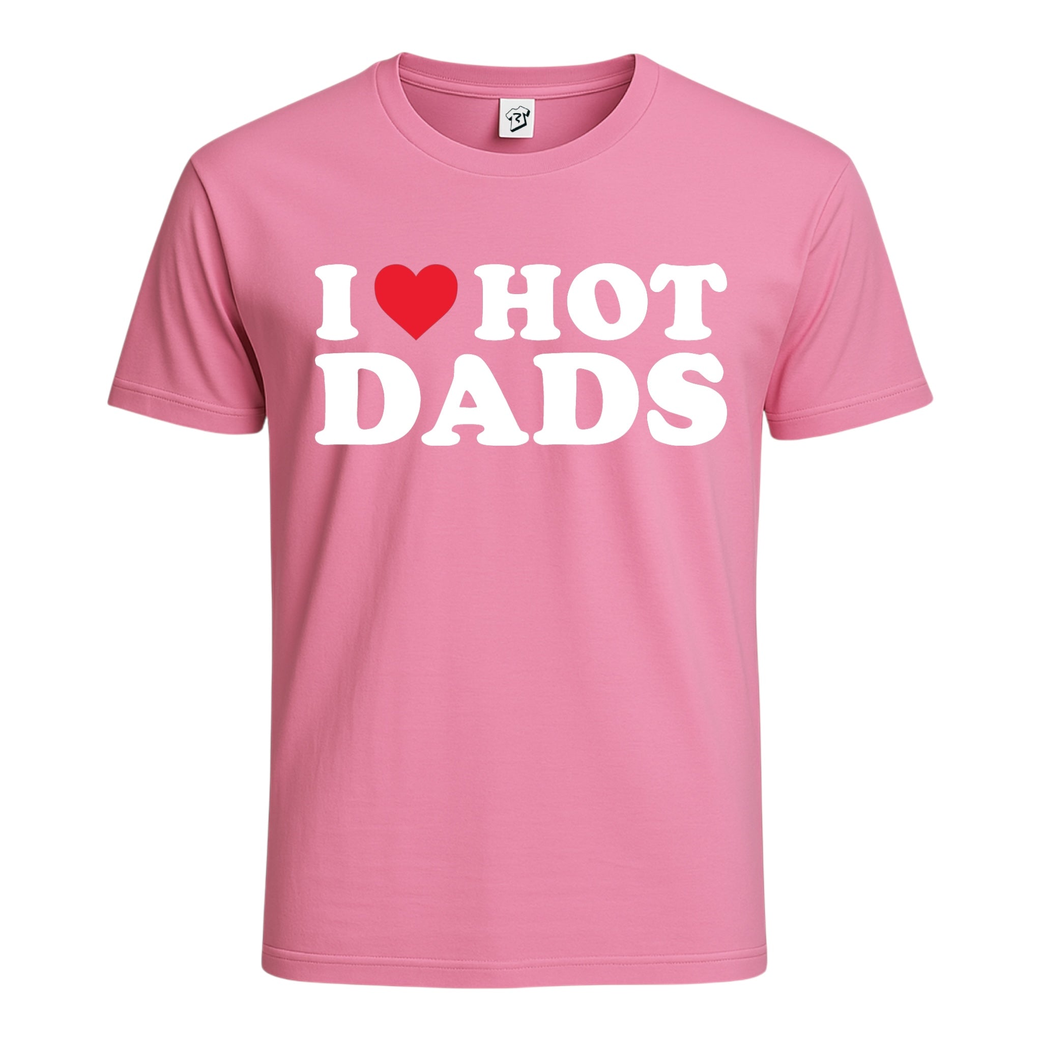 I ❤ Hot Dads Cotton Tee