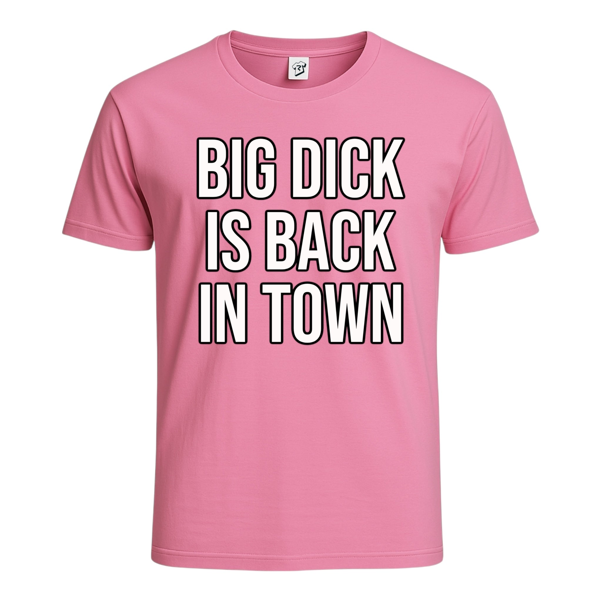 Tees Club graphic tee Big Dick Is Back in Town - Cotton Tee Navy Size XL detail