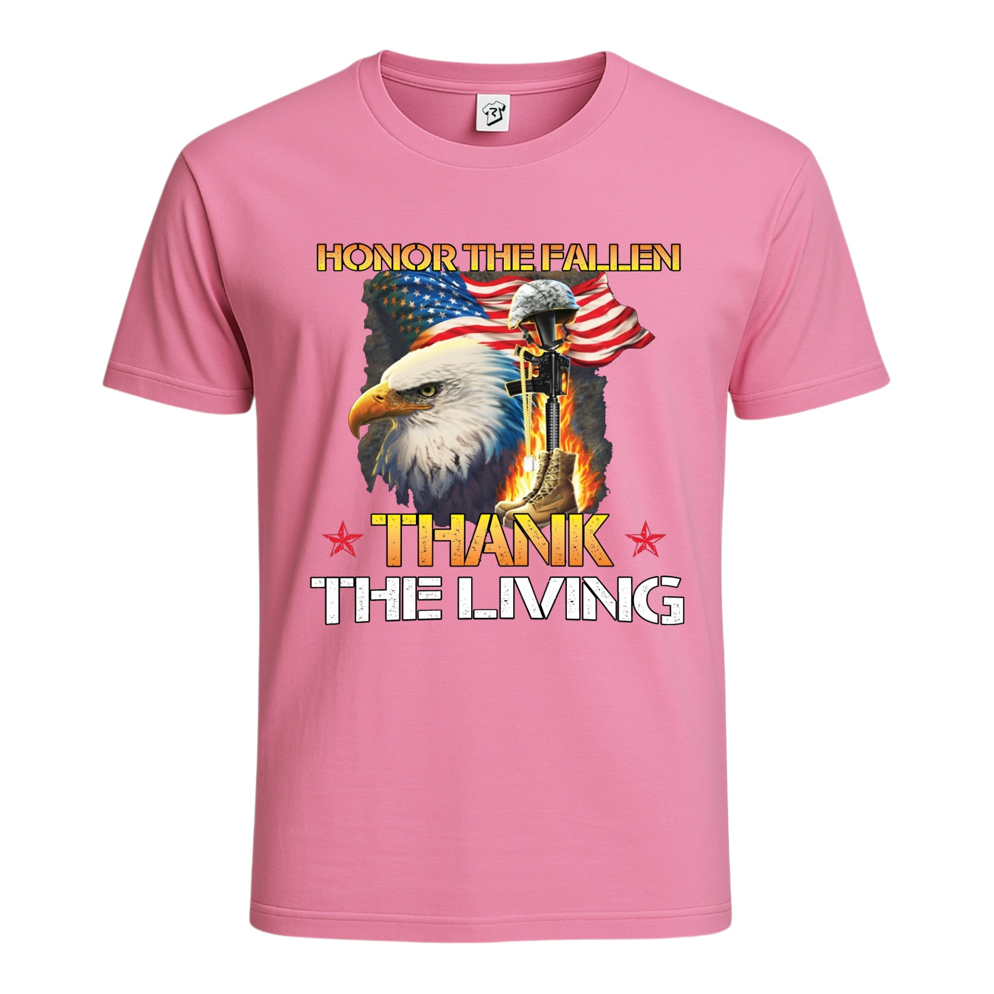 Tees Club graphic tee Honor the Fallen Thank the living - Cotton Tee Navy Size M detail