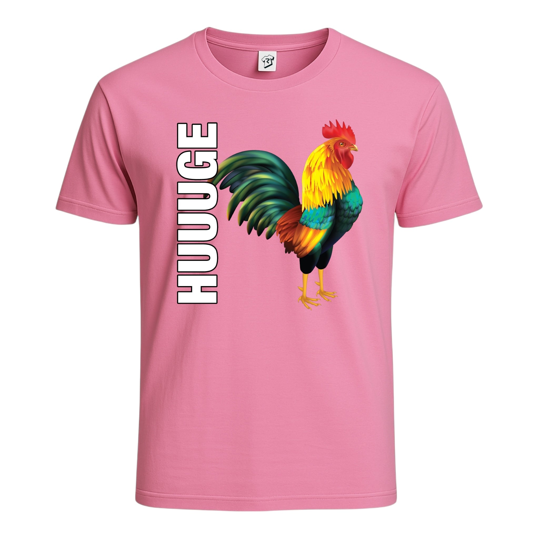 Tees Club graphic tee Huge Cock - Cotton Tee Navy Size S back view