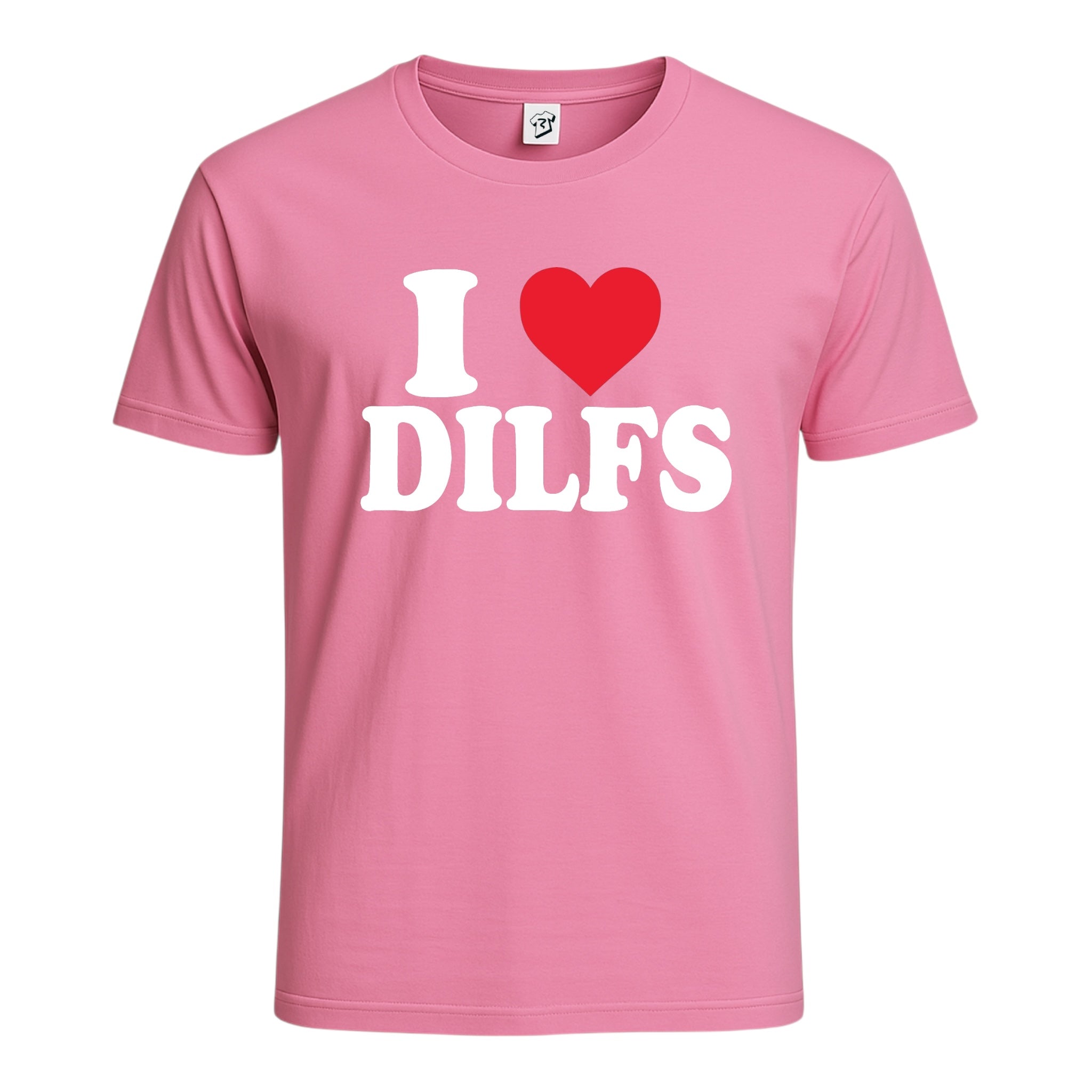 Tees Club graphic tee I Love DILFS - Cotton Tee Navy Size XL detail