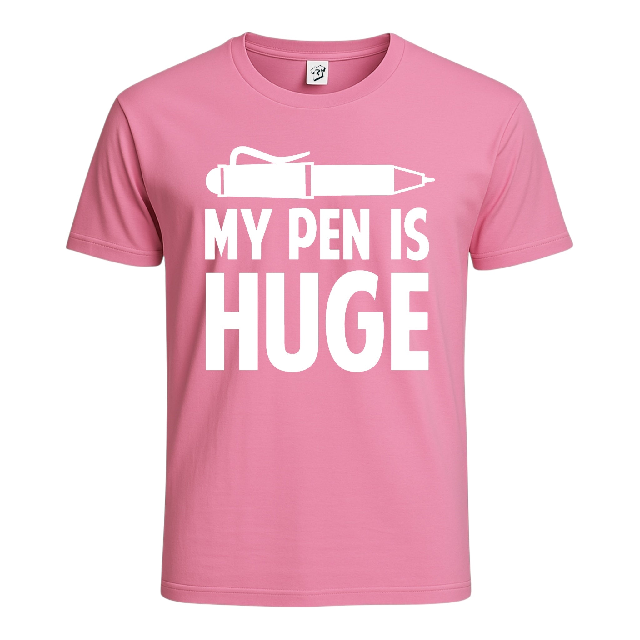 Tees Club graphic tee My Pen Is Huge - Cotton Tee Navy Size XL detail