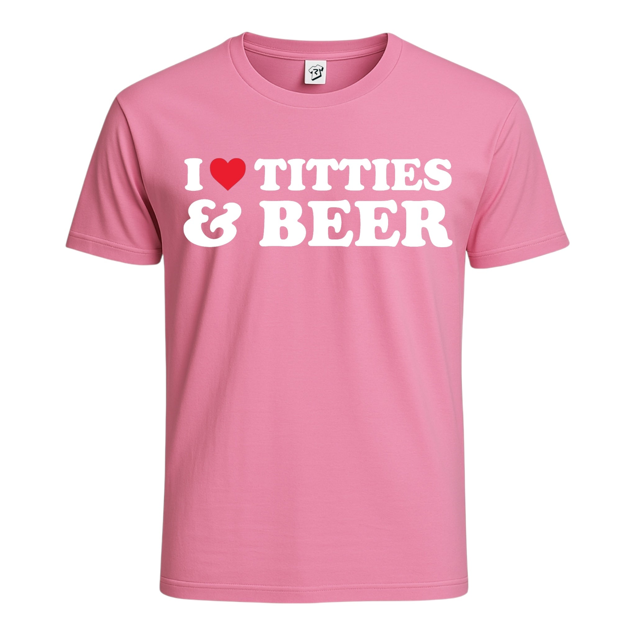 I ❤ Titties & Beer Cotton Tee